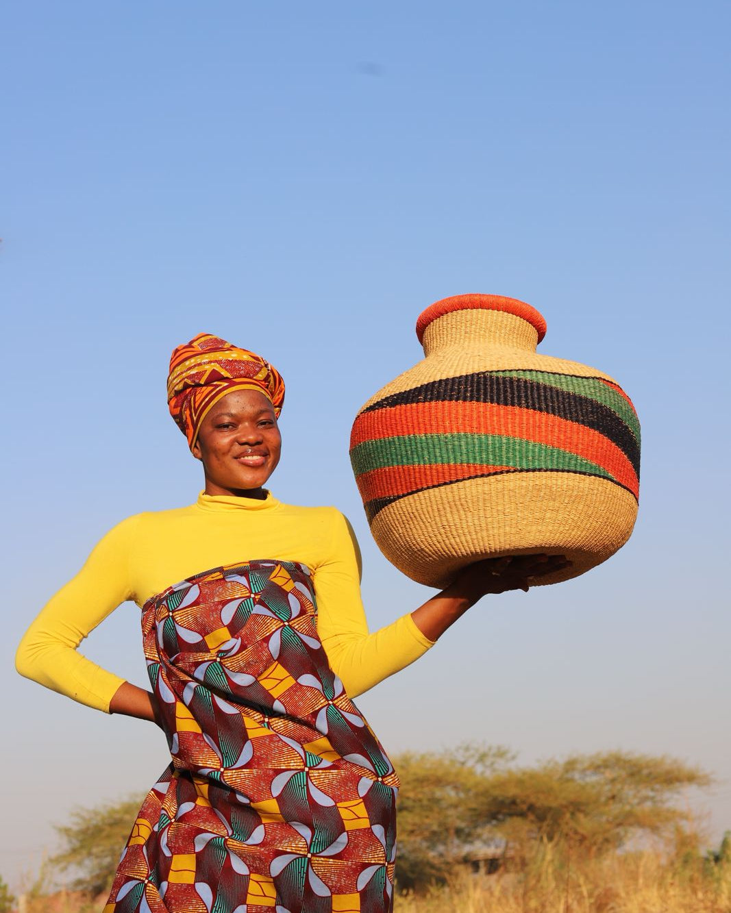 Jemima 10 Cows Décor Basket