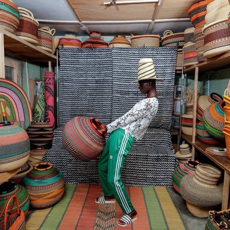 Handwoven African Baskets | The Original Bolga Basket – The Baba