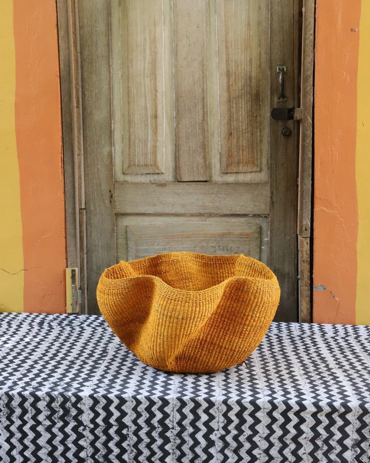 Pakurigo Wave Décor Basket (Large) - The Baba Tree Basket Company
