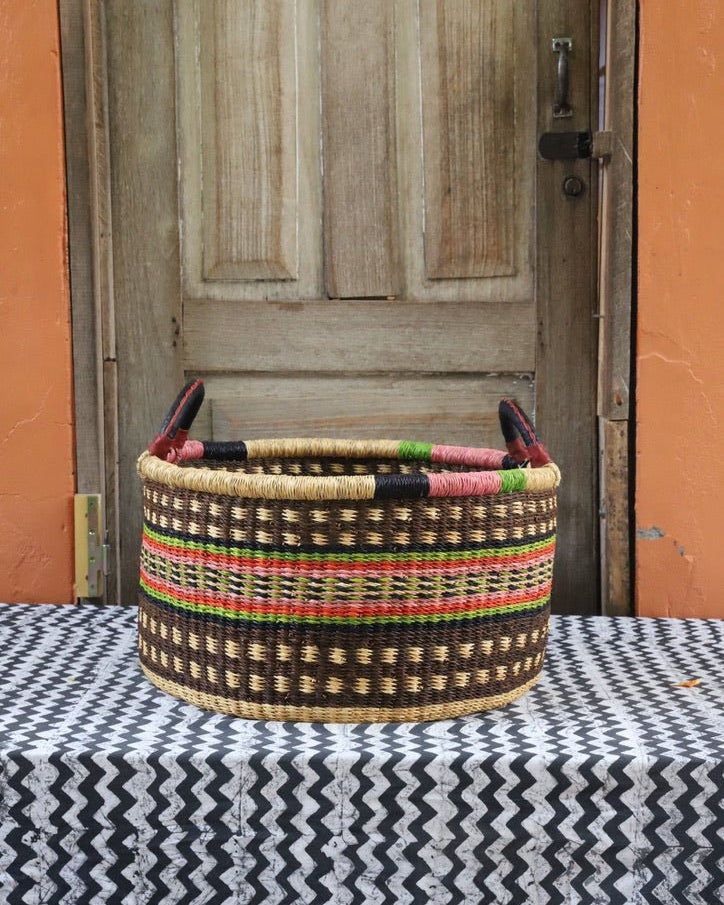 The Baba Tree | Medium Woven Tub | Decorative Storage Basket - The Baba Tree Basket Company