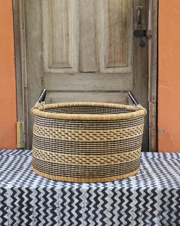 The Baba Tree | Medium Woven Tub | Decorative Storage Basket - The Baba Tree Basket Company
