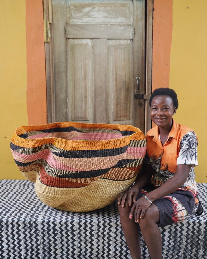 Giant Wave Art Basket - The Baba Tree Basket Company