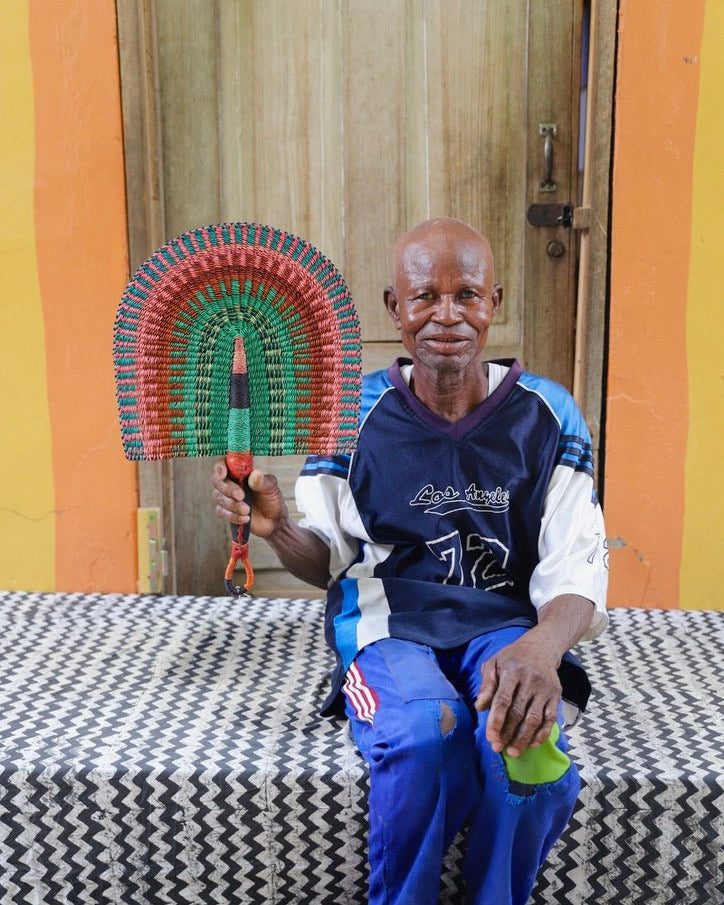 Bolga Fan - The Baba Tree Basket Company