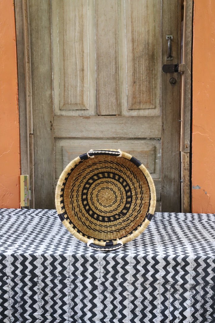 Woven Tray Wall Décor (Single Weave ) (Very Small) - The Baba Tree Basket Company