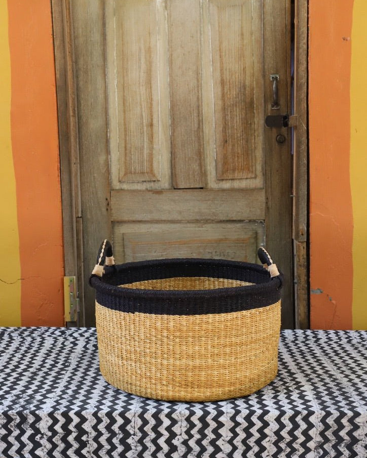 The Baba Tree | Medium Woven Tub | Decorative Storage Basket - The Baba Tree Basket Company
