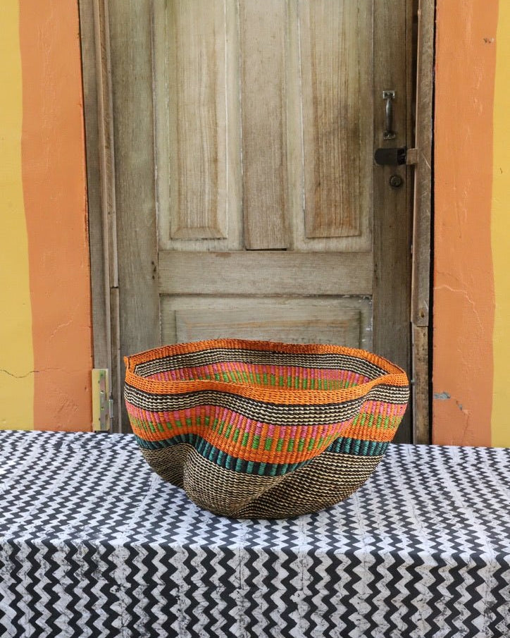 Pakurigo Wave Décor Basket (Large) - The Baba Tree Basket Company