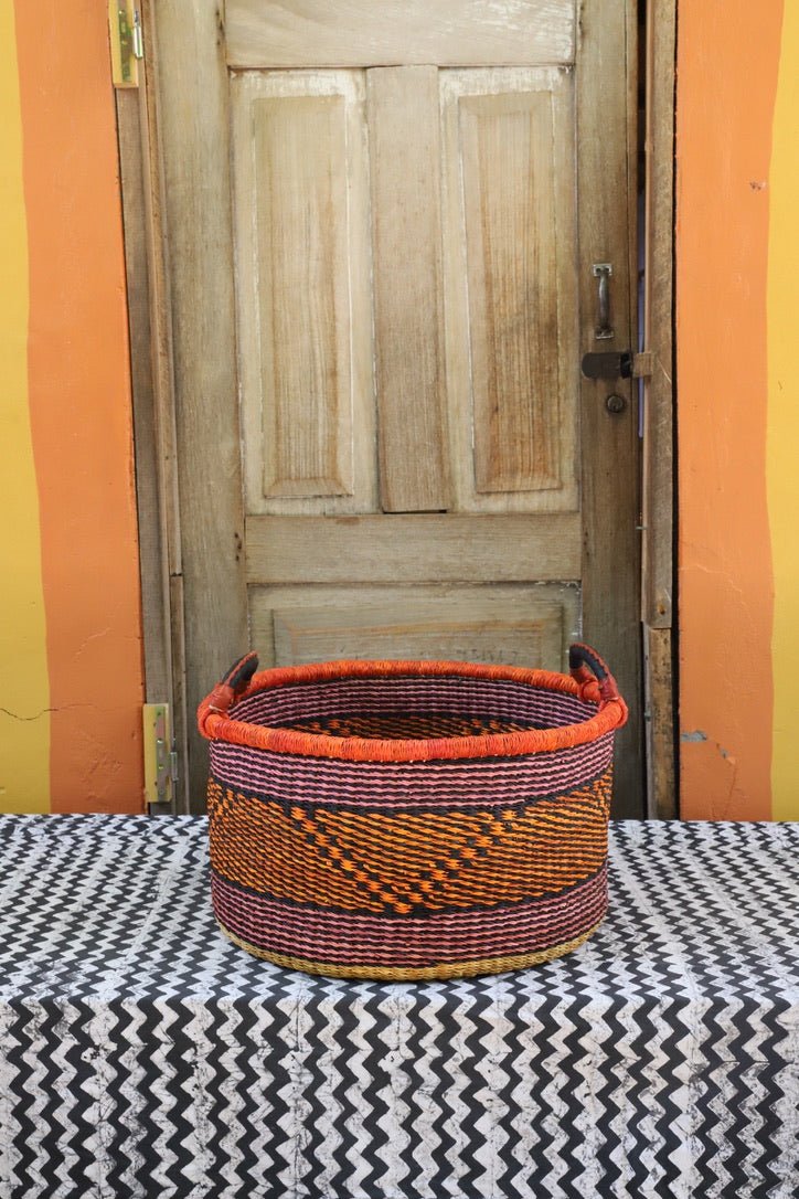 The Baba Tree | Medium Woven Tub | Decorative Storage Basket - The Baba Tree Basket Company