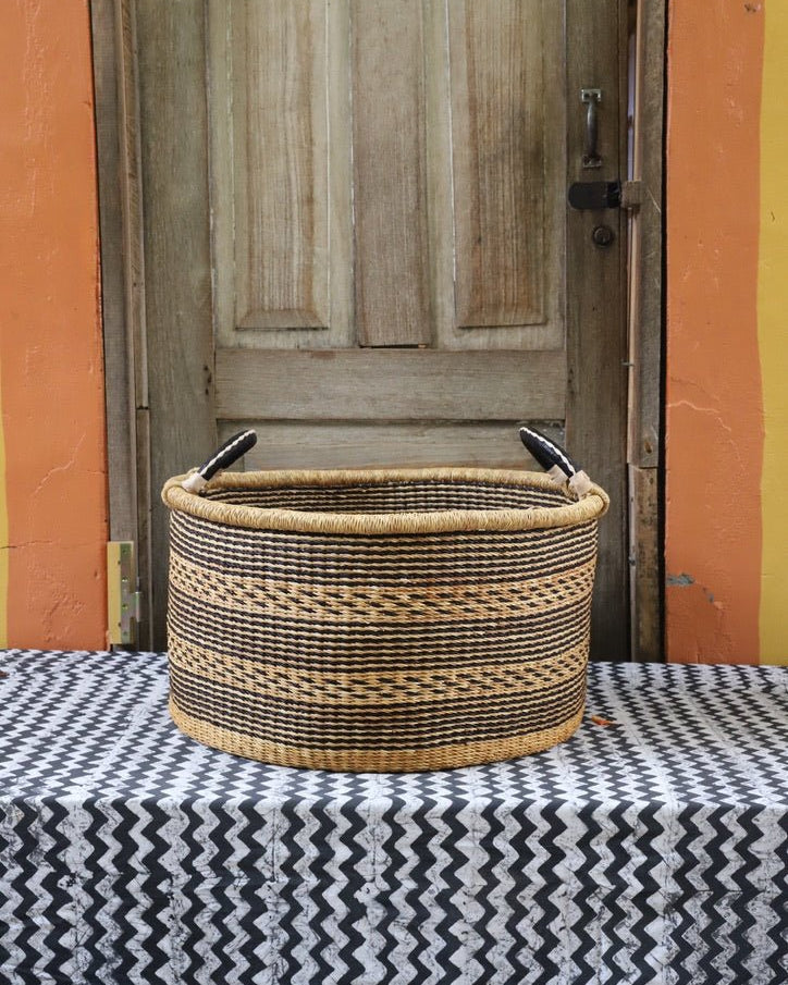 The Baba Tree | Large Woven Tub | Decorative Storage Basket - The Baba Tree Basket Company
