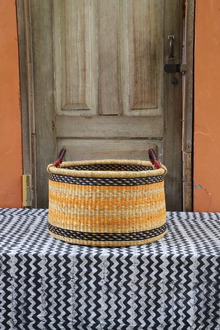 The Baba Tree | Medium Woven Tub | Decorative Storage Basket - The Baba Tree Basket Company