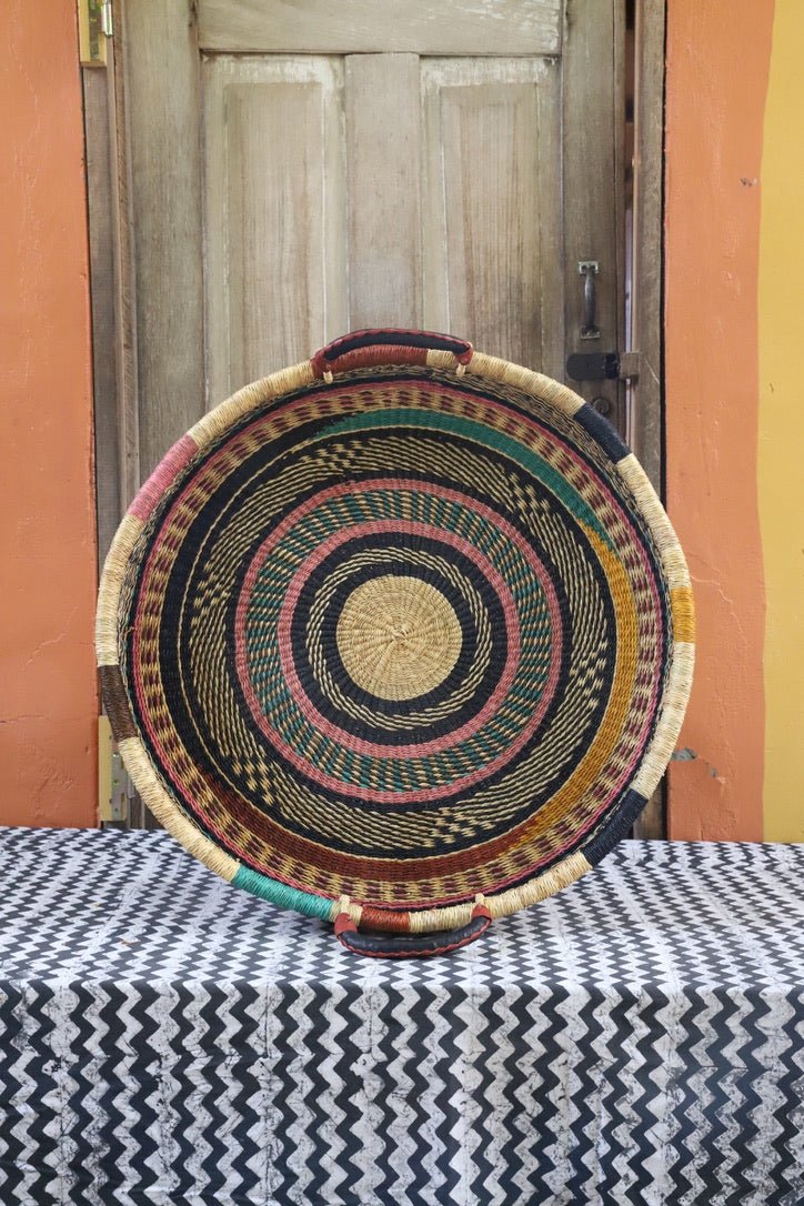 Woven Tray Wall Décor (Double Weave) (Large) - The Baba Tree Basket Company
