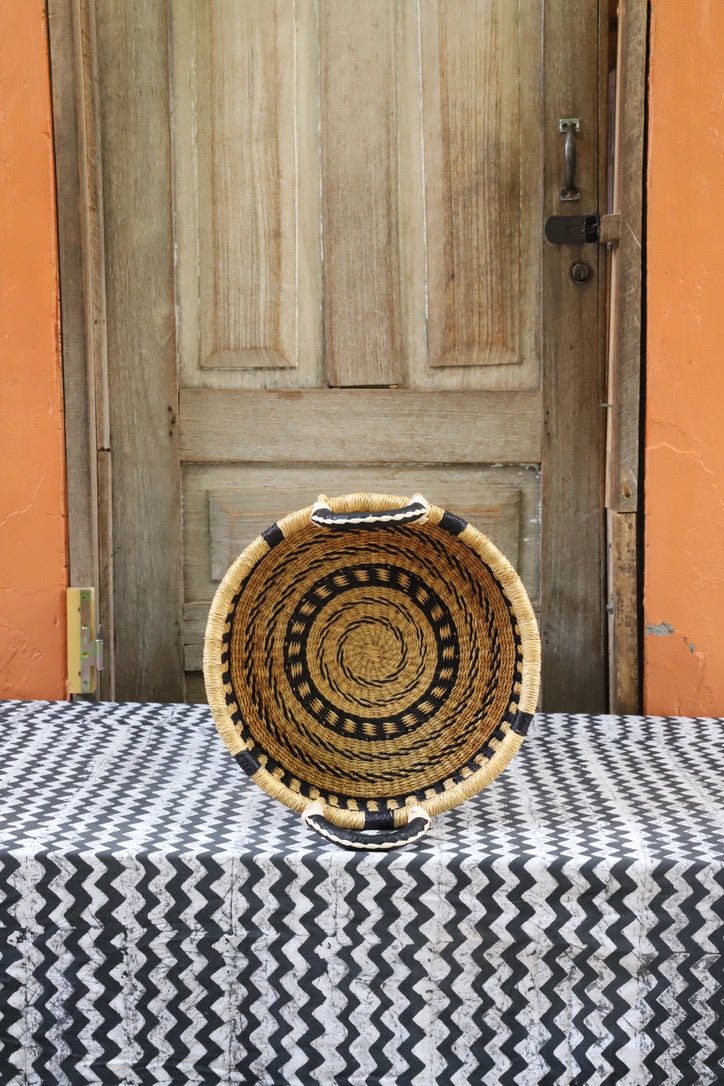 Woven Tray Wall Décor (Single Weave ) (Very Small) - The Baba Tree Basket Company