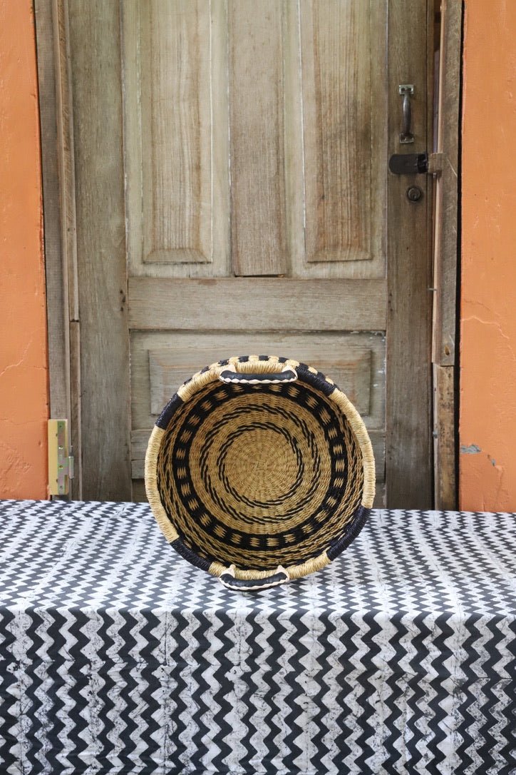 Woven Tray Wall Décor (Single Weave ) (Very Small) - The Baba Tree Basket Company