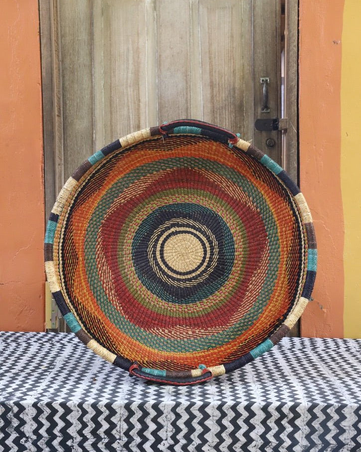 Woven Tray Wall Décor (Double Weave) (Large) - The Baba Tree Basket Company