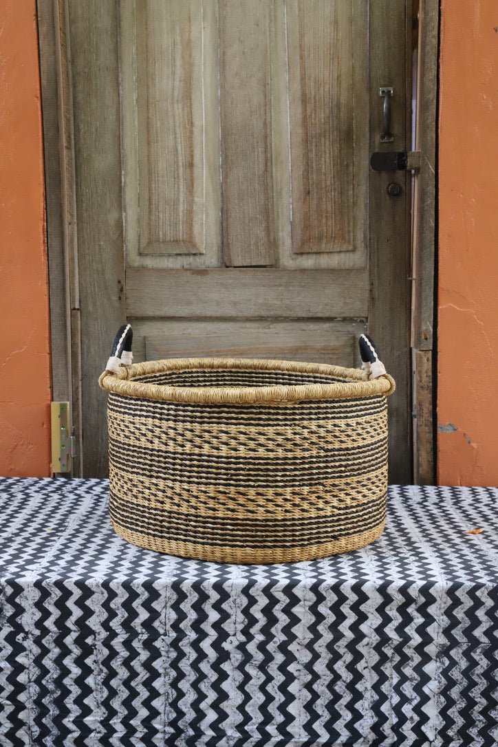 The Baba Tree | Medium Woven Tub | Decorative Storage Basket - The Baba Tree Basket Company