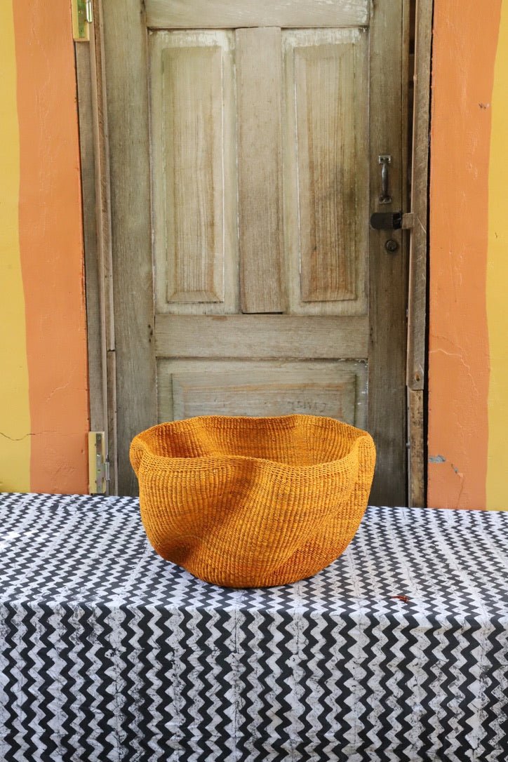 Pakurigo Wave Décor Basket (Large) - The Baba Tree Basket Company