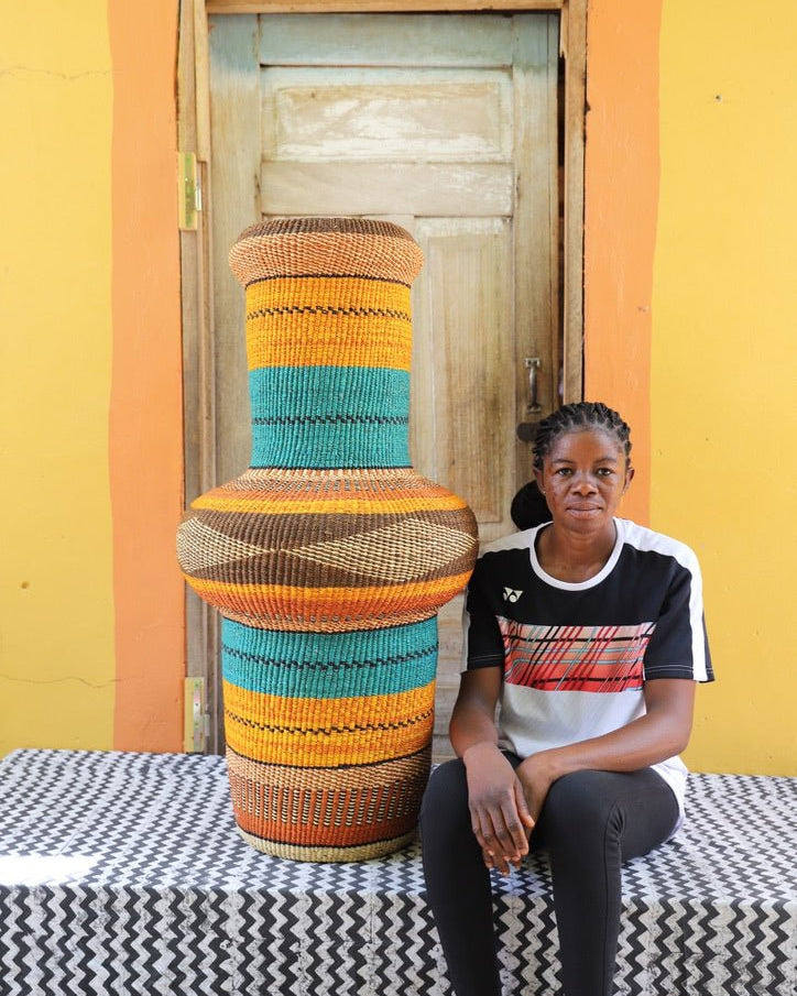 Tall Dugla Art Basket - The Baba Tree Basket Company
