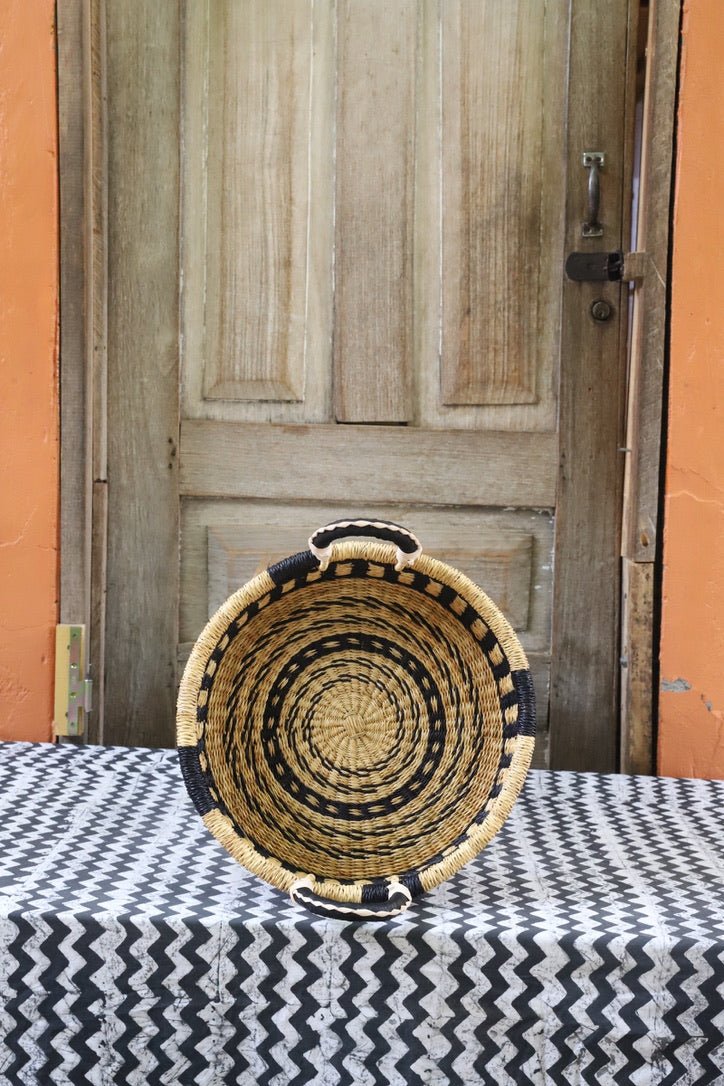 Woven Tray Wall Décor (Single Weave ) (Very Small) - The Baba Tree Basket Company