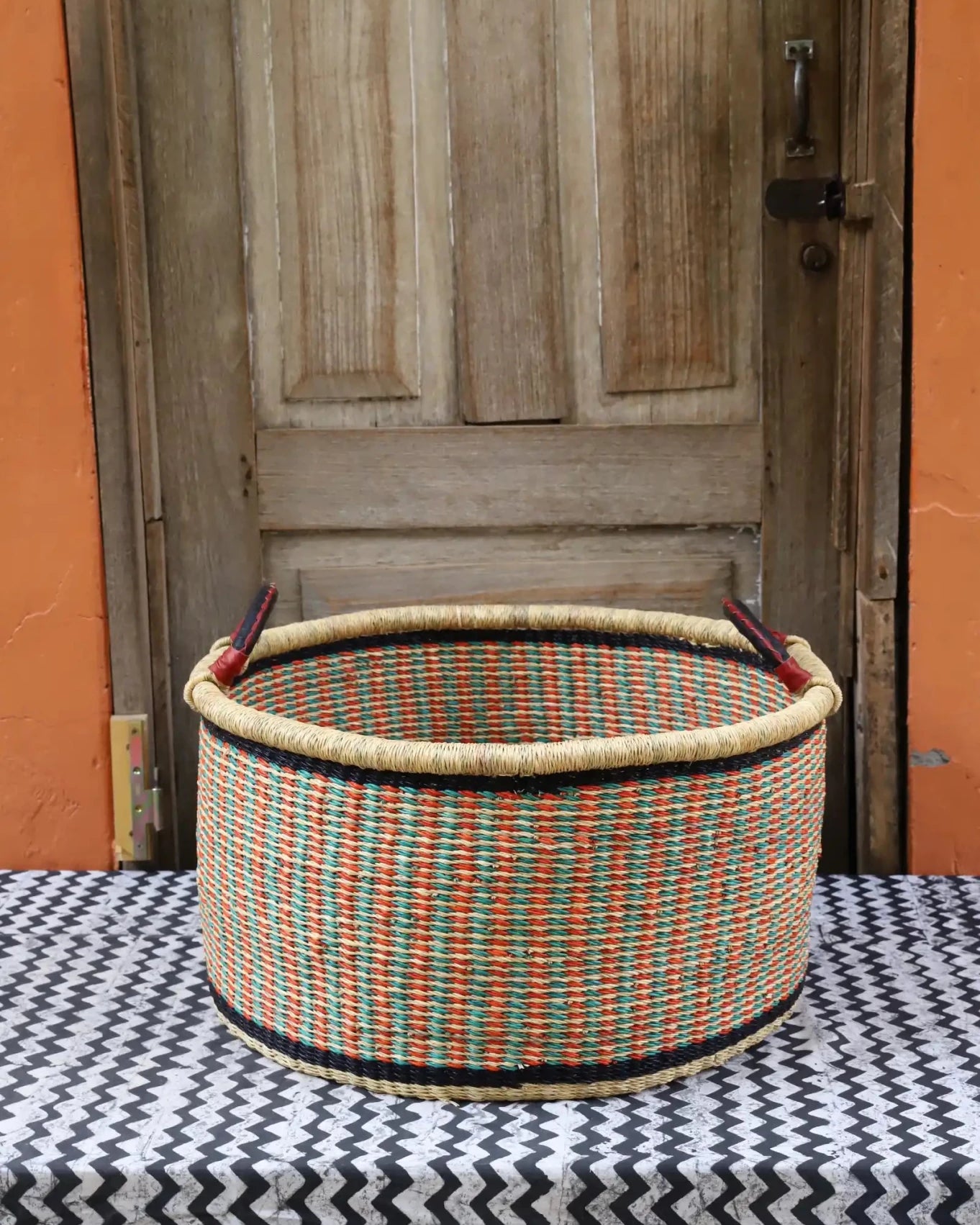 Woven Tub (Large) handwoven in Ghana