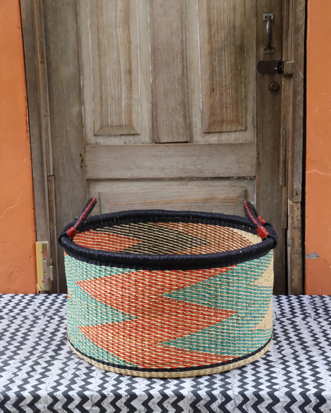 Woven Tub (Large) handwoven in Ghana