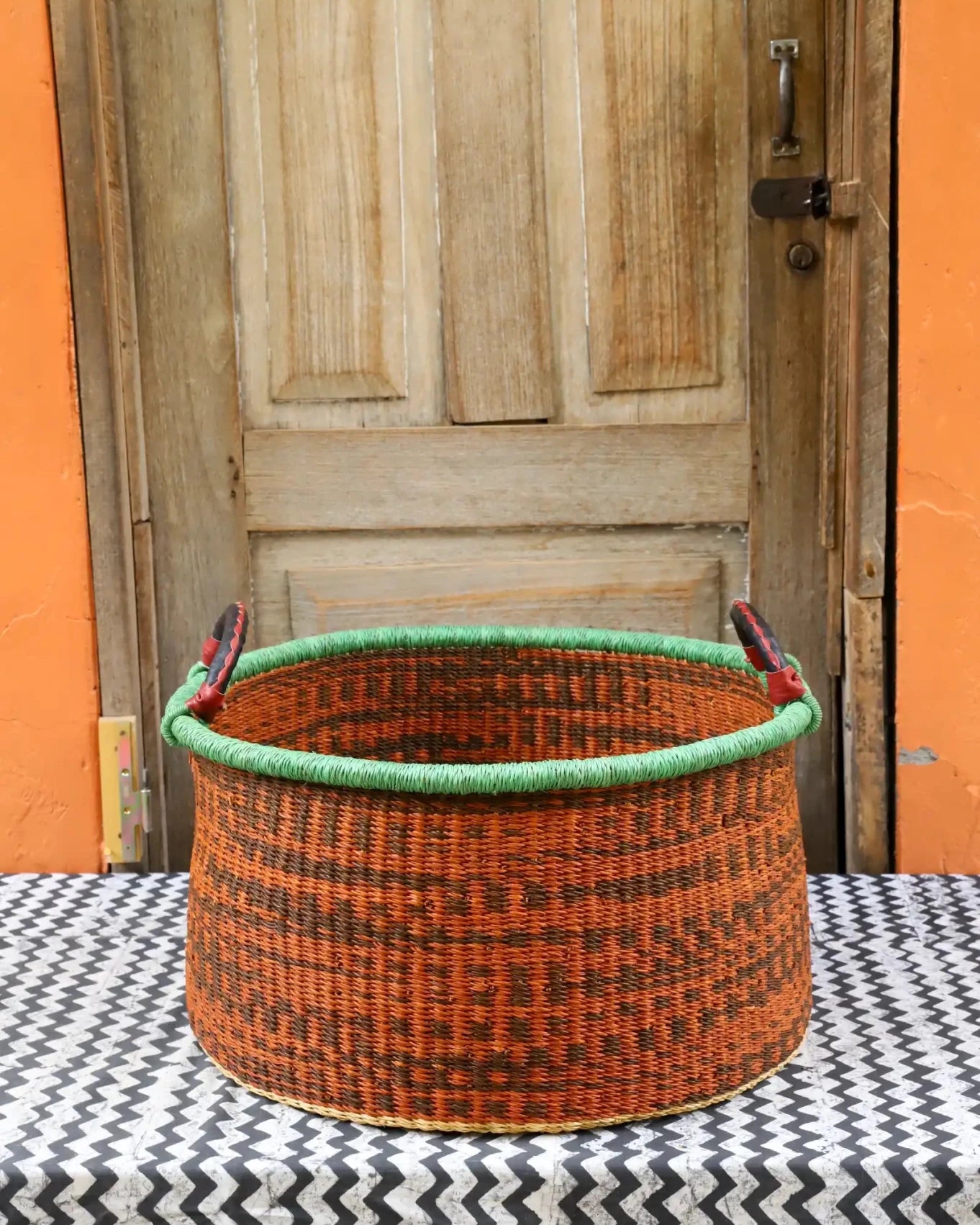 Woven Tub (Large) handwoven in Ghana
