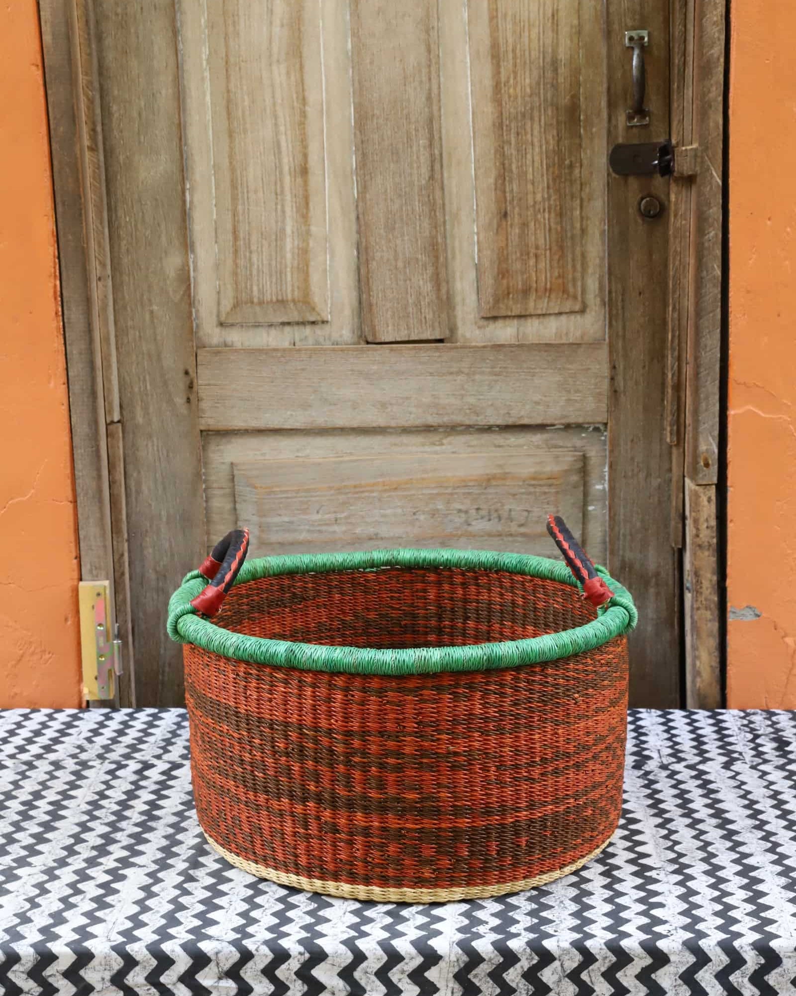 Woven Tub (Small) Handwoven in Ghana