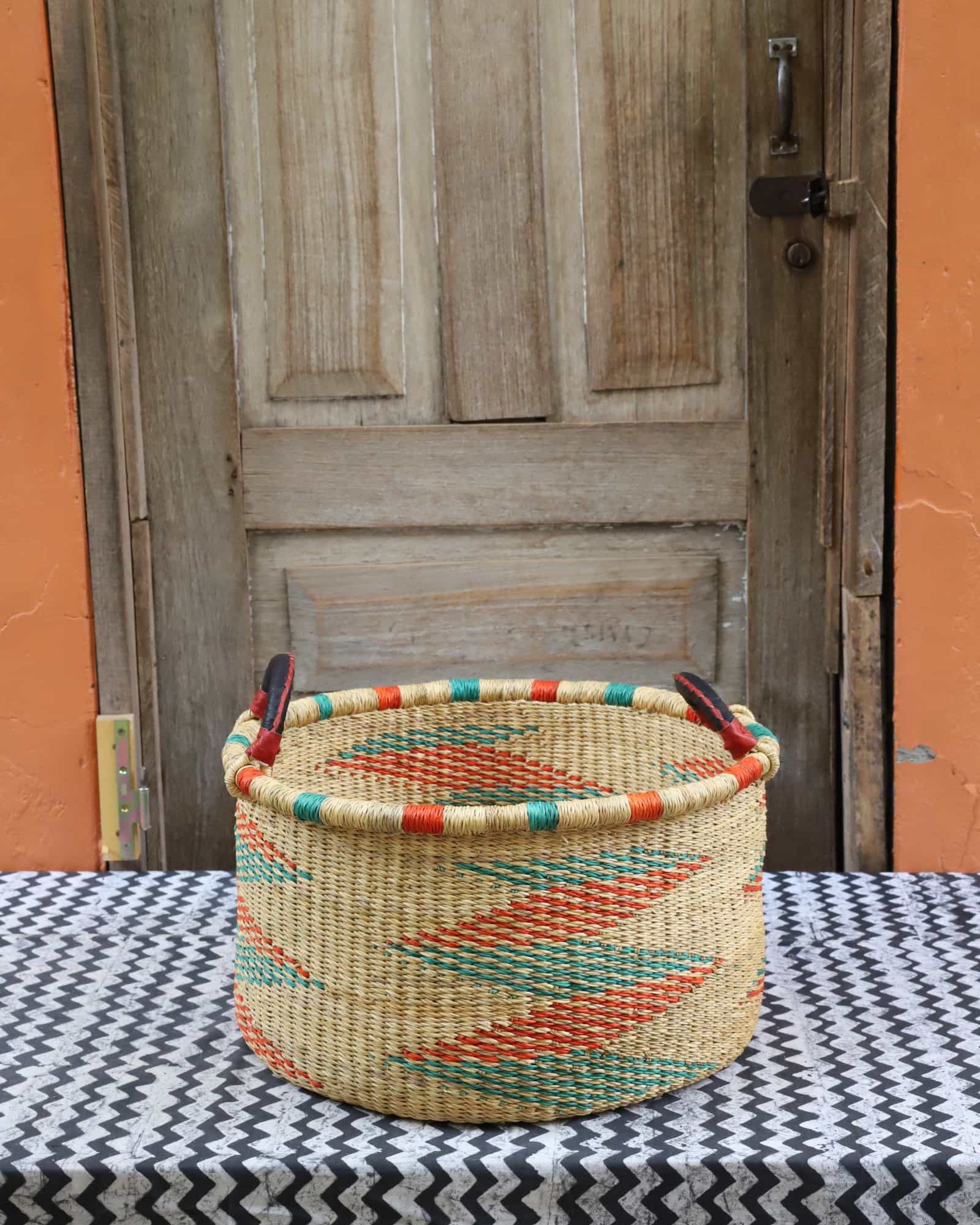 Woven Tub (Small) Handwoven in Ghana