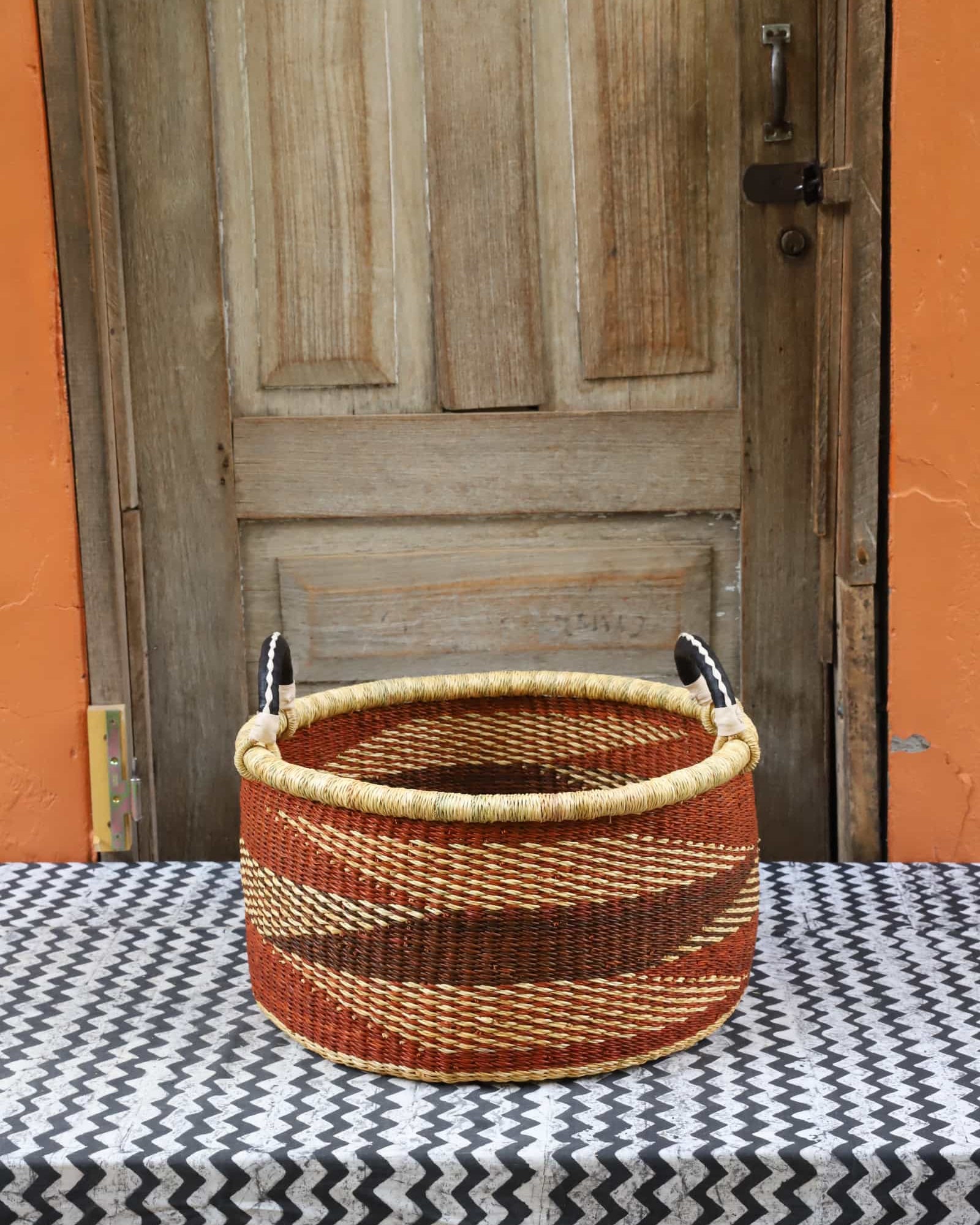 Woven Tub (Small) Handwoven in Ghana