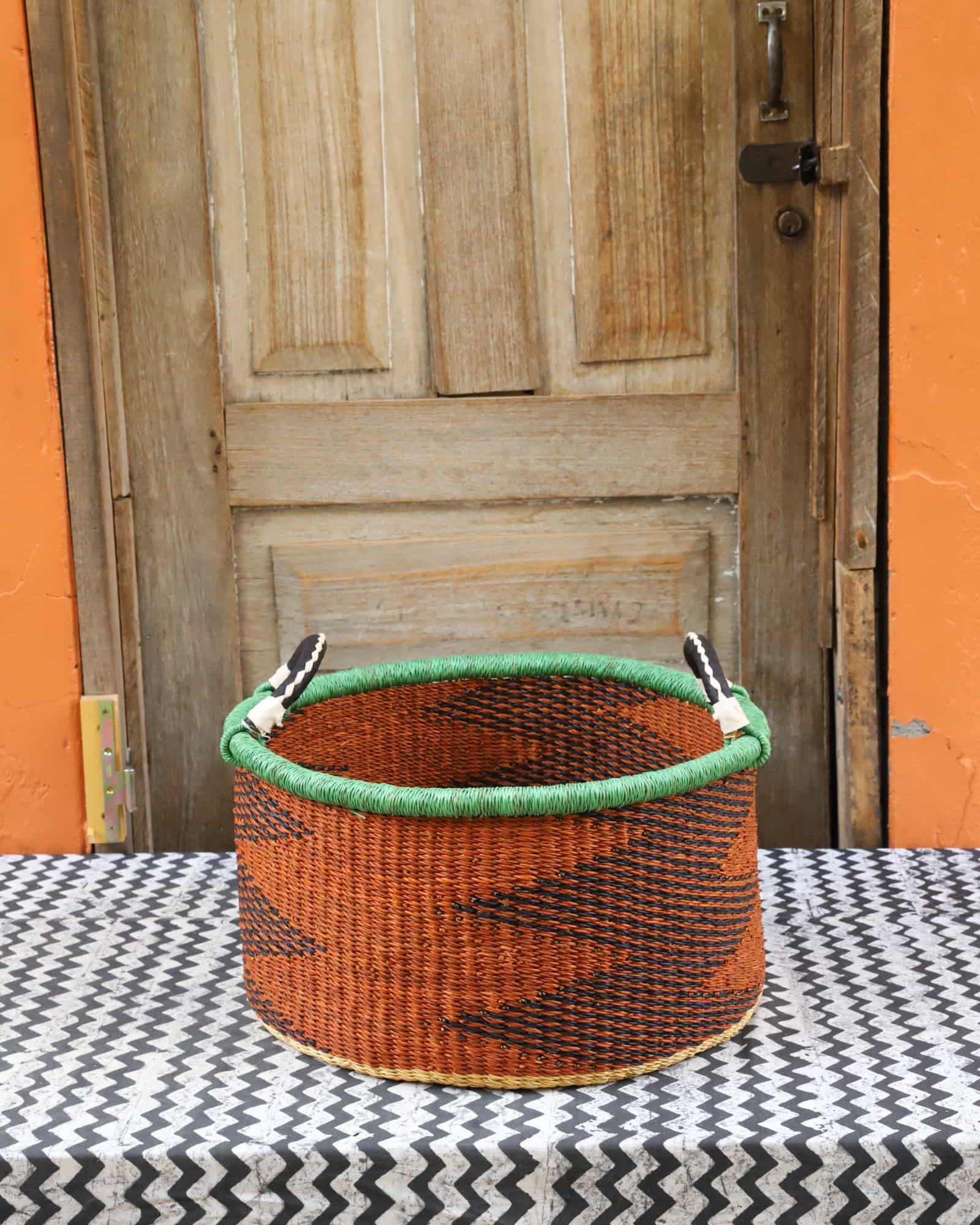 Woven Tub (Small) Handwoven in Ghana