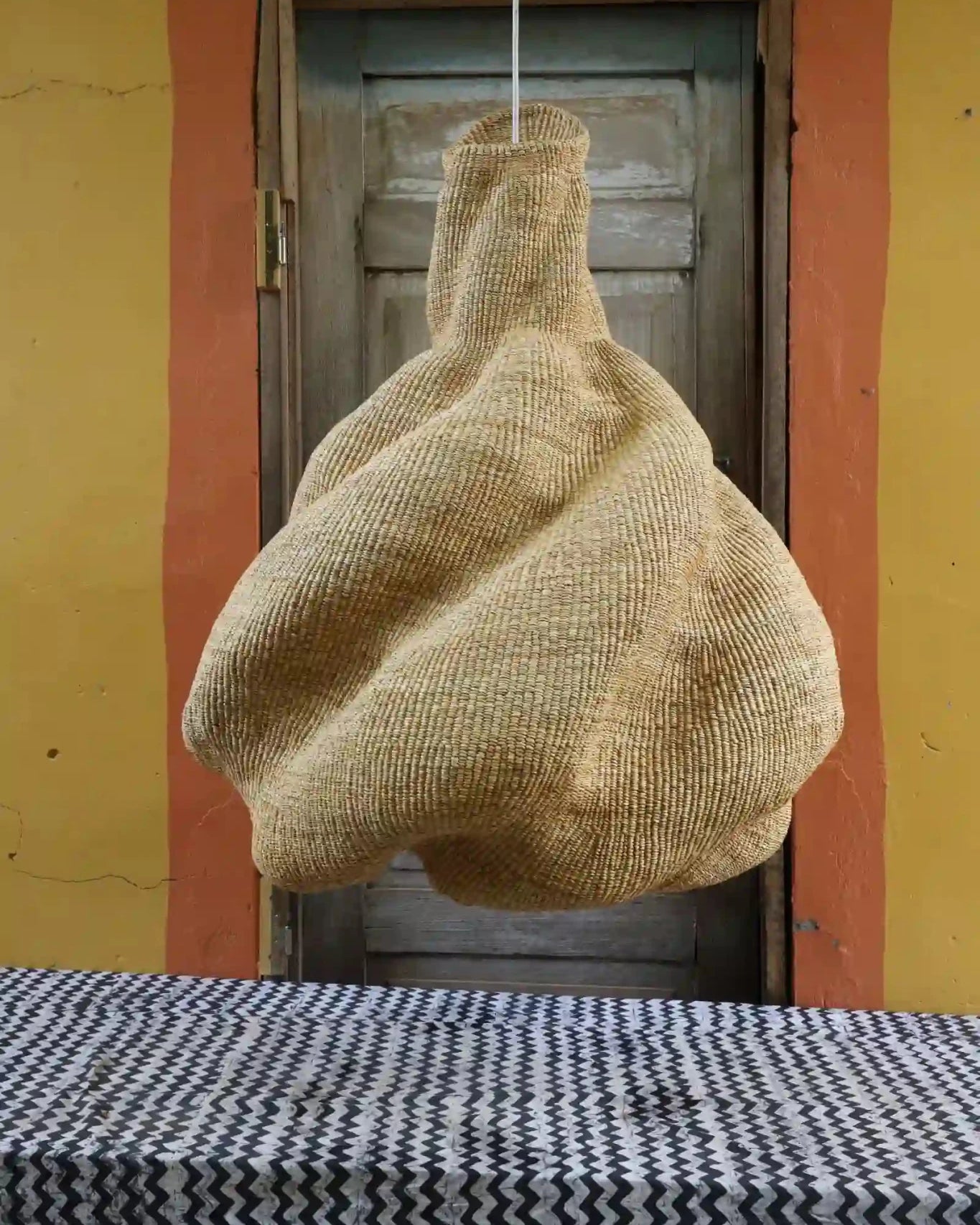 Orion Pendant Lampshade (Large) - The Baba Tree Basket Company