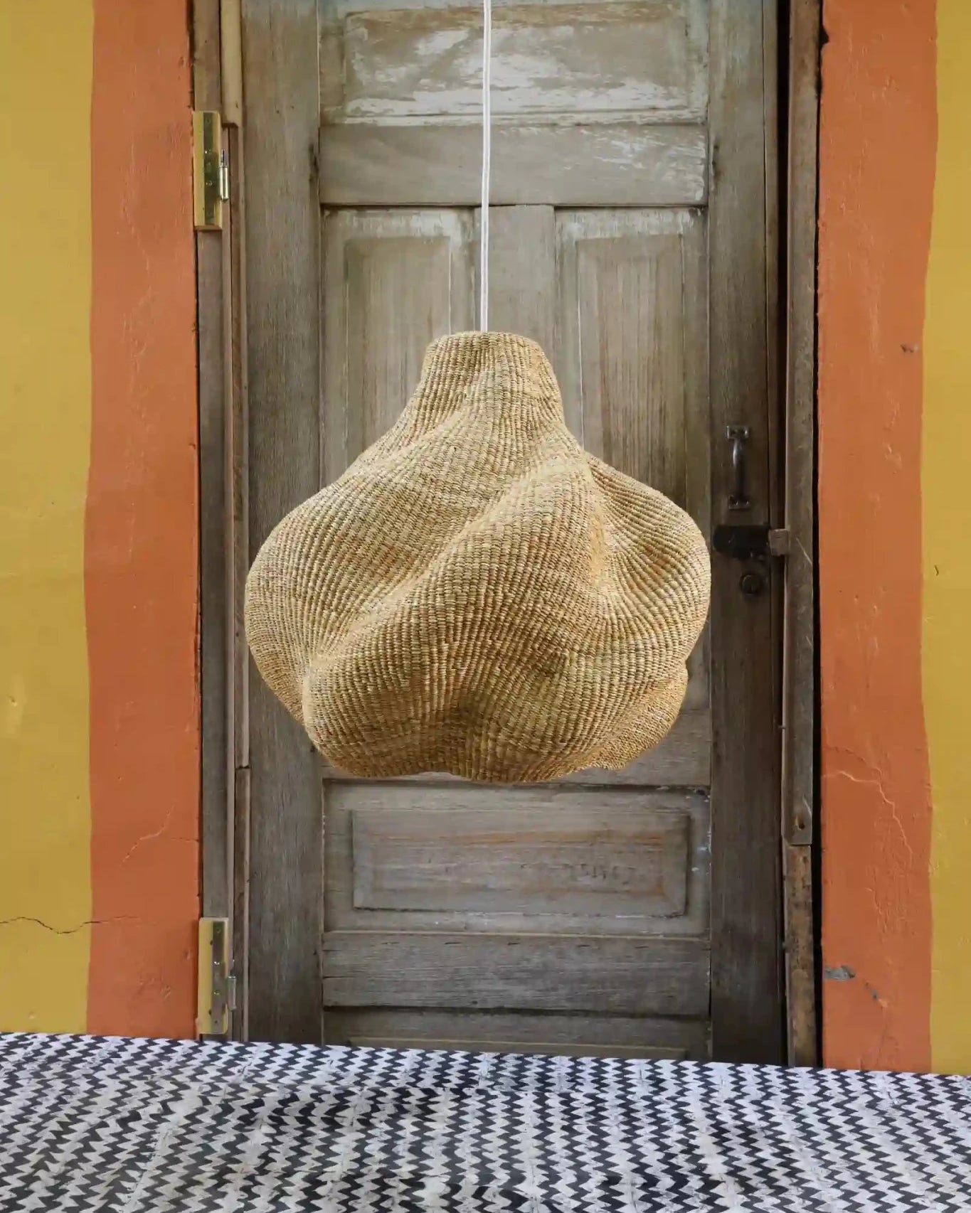 Woven Cloud Lampshade - The Baba Tree Basket Company
