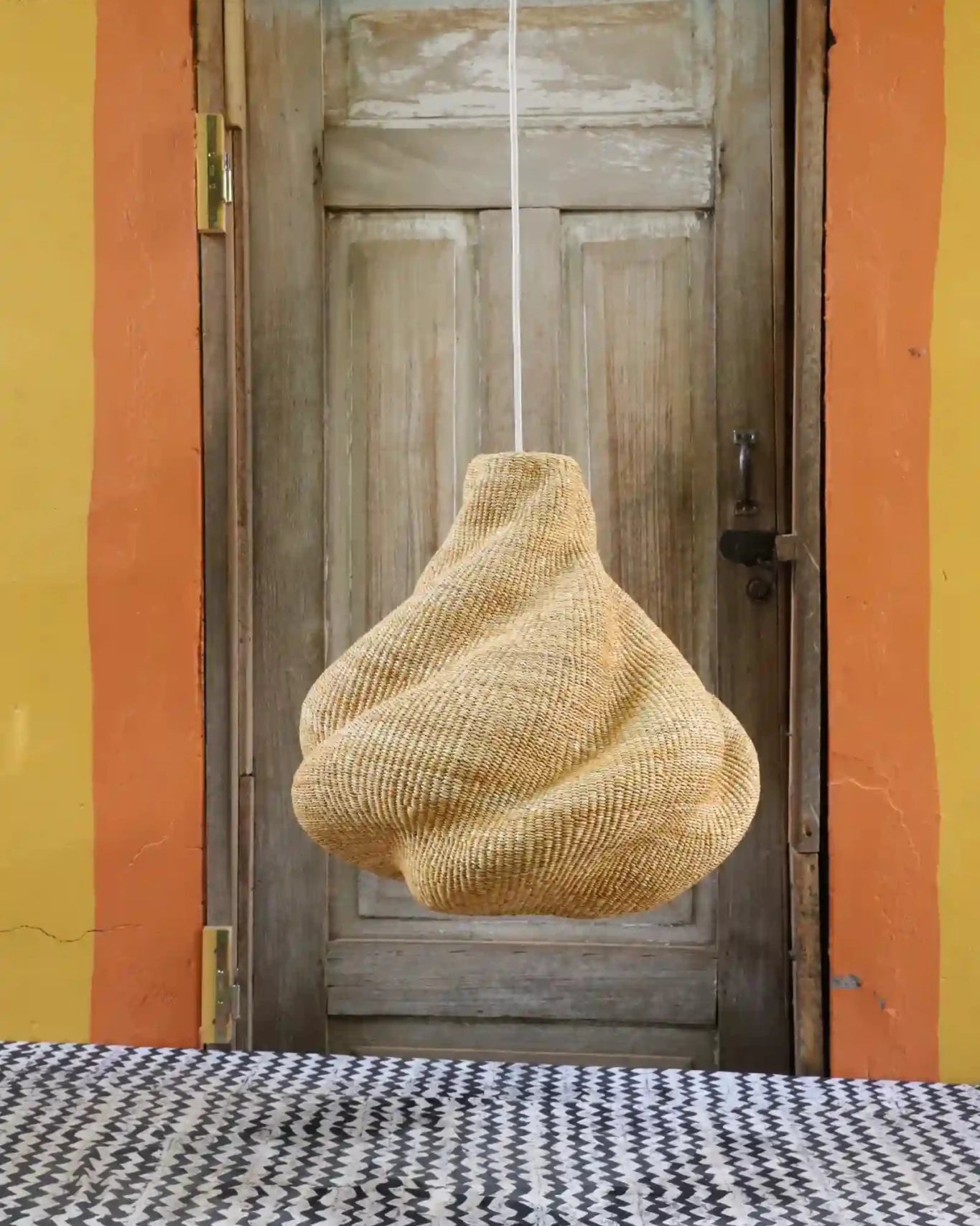 Woven Cloud Lampshade - The Baba Tree Basket Company