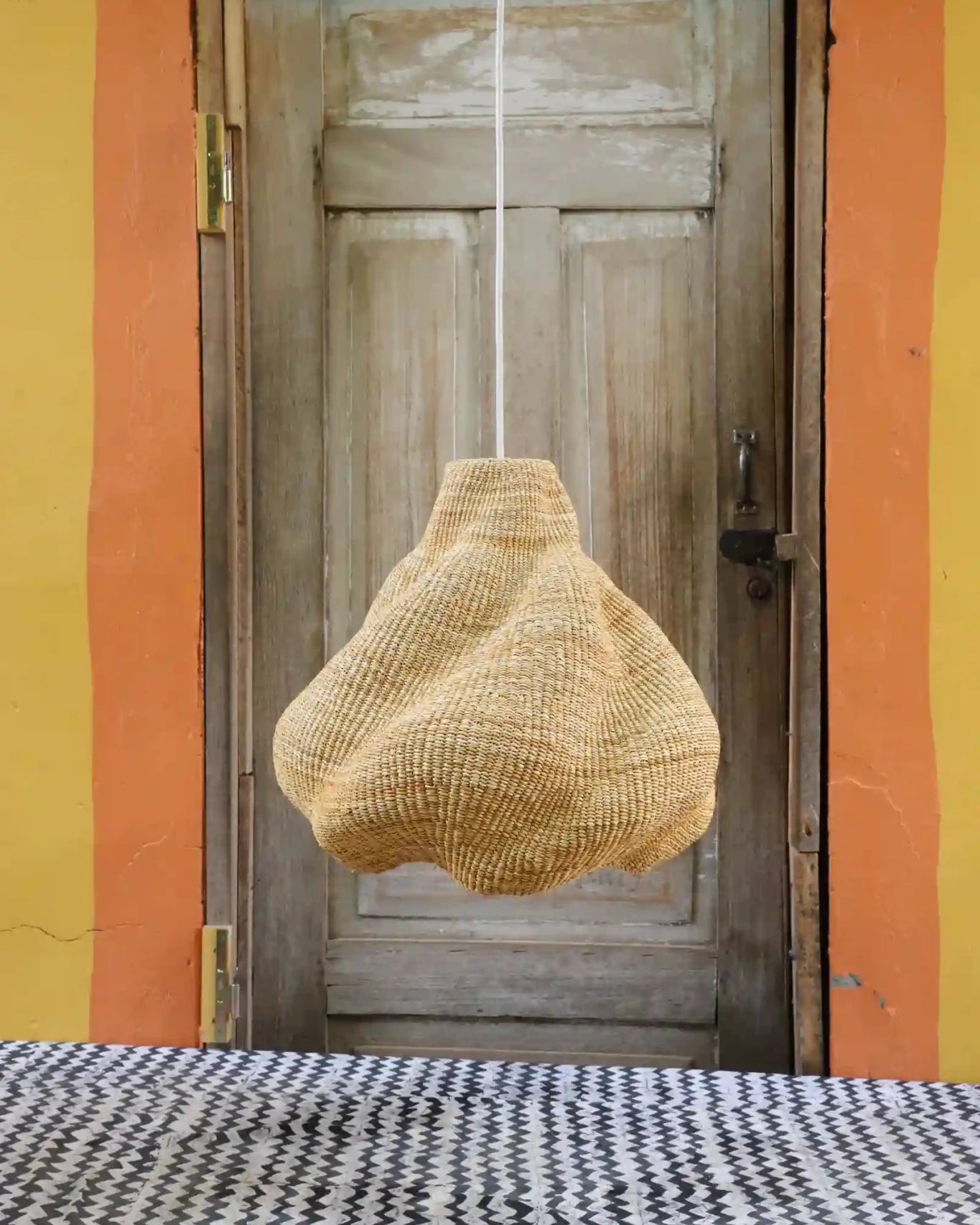 Woven Cloud Lampshade - The Baba Tree Basket Company