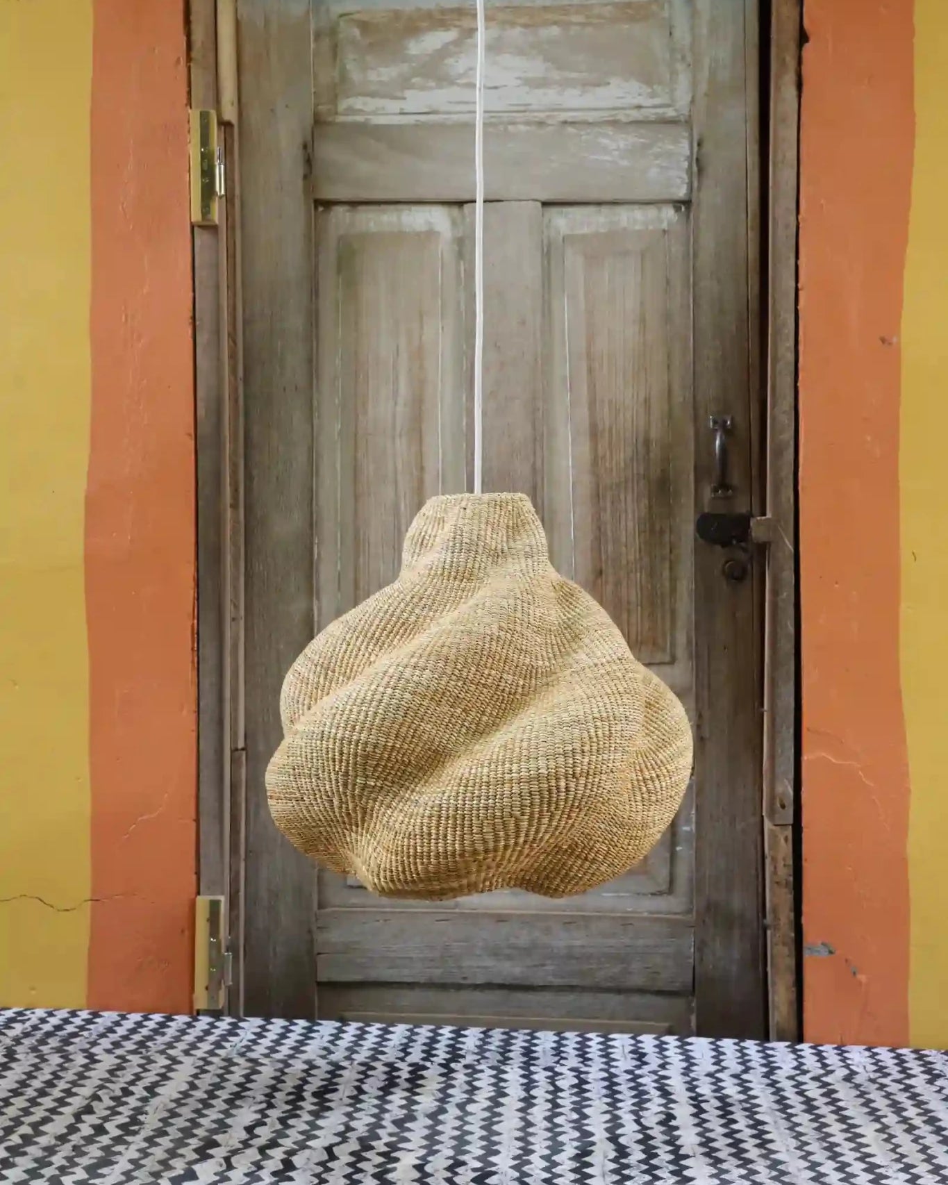 Woven Cloud Lampshade - The Baba Tree Basket Company