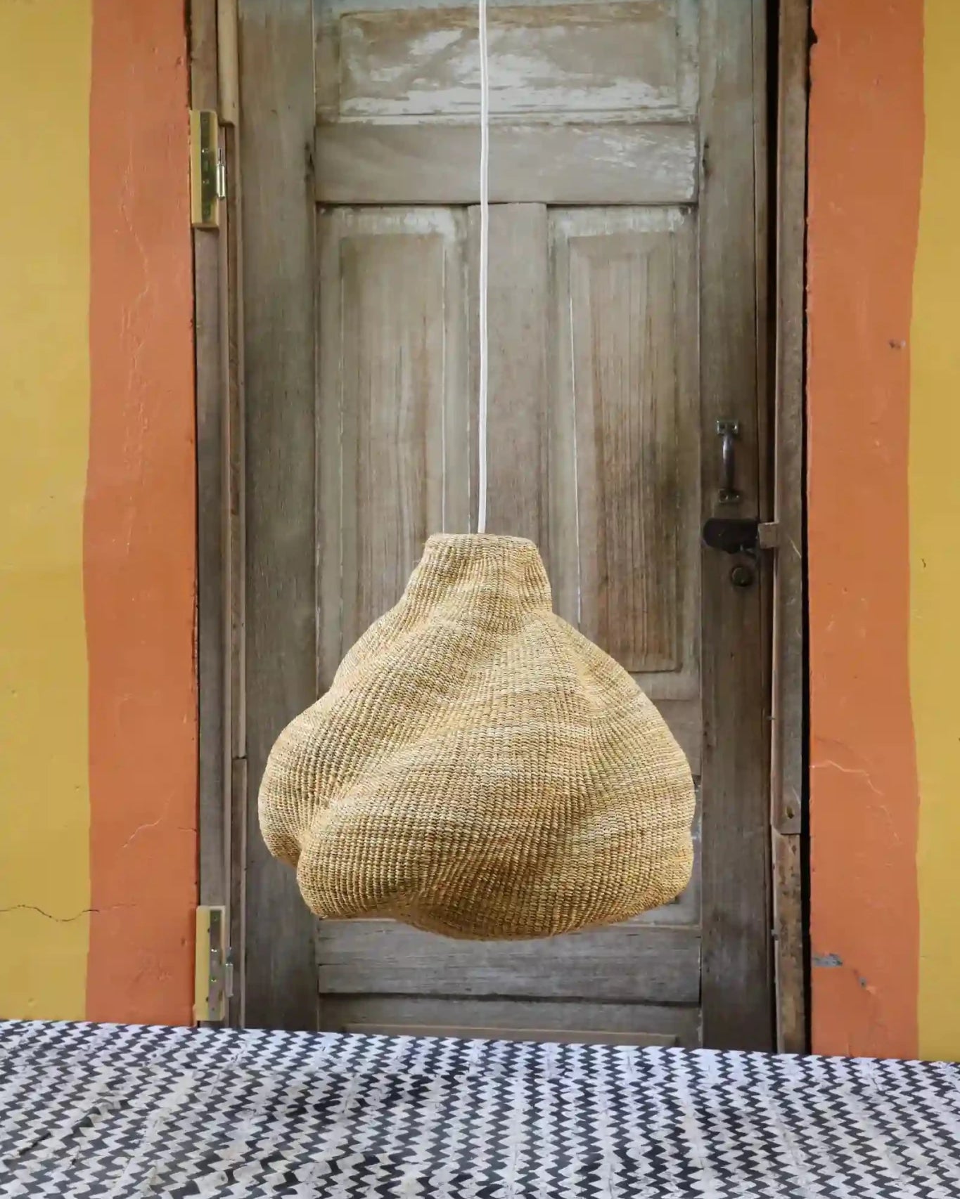 Woven Cloud Lampshade - The Baba Tree Basket Company