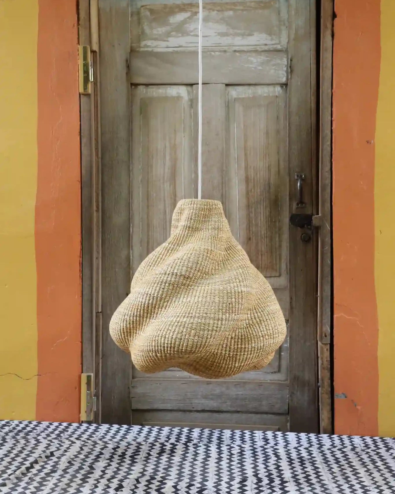 Woven Cloud Lampshade - The Baba Tree Basket Company