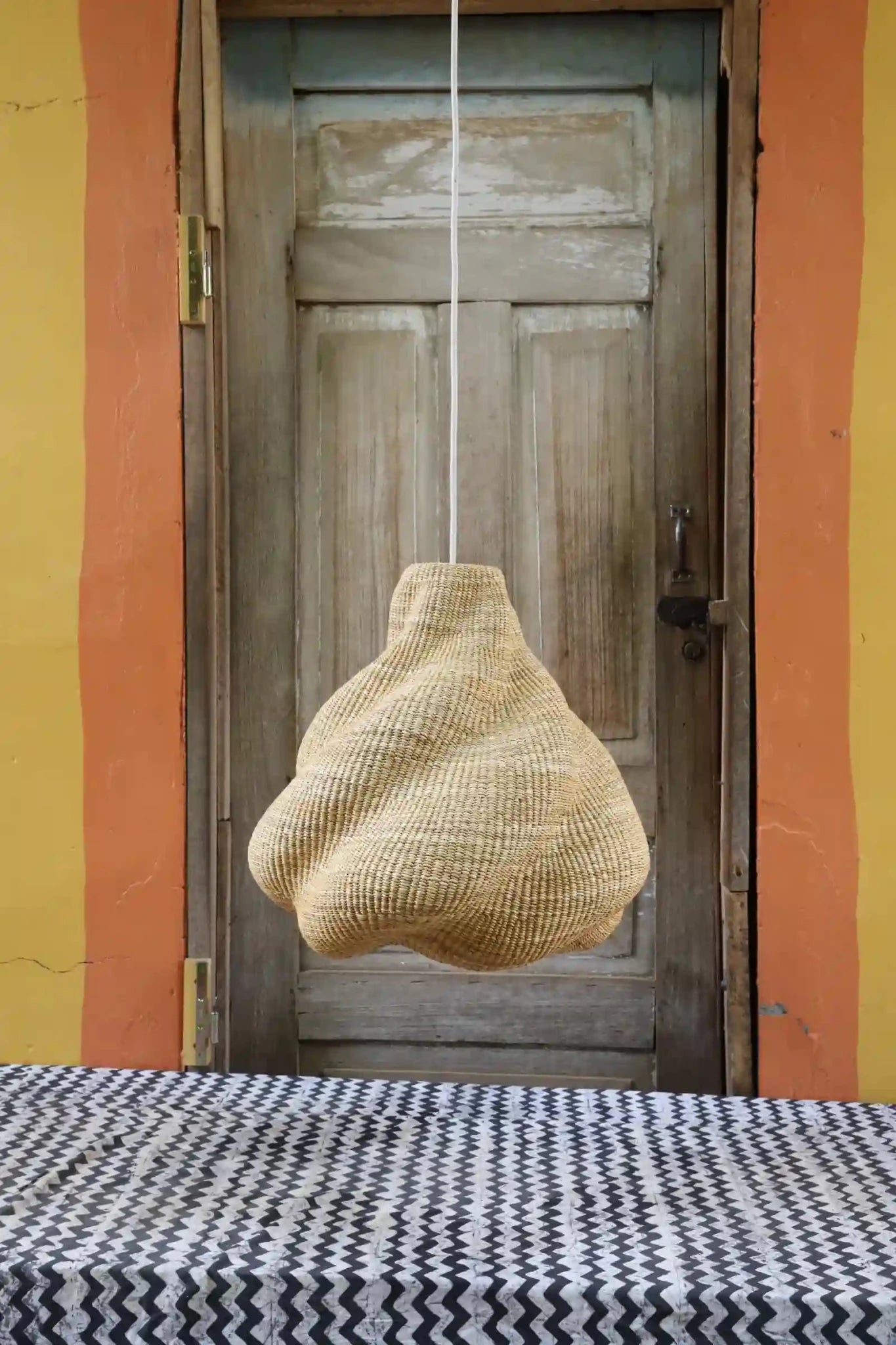 Woven Cloud Lampshade - The Baba Tree Basket Company