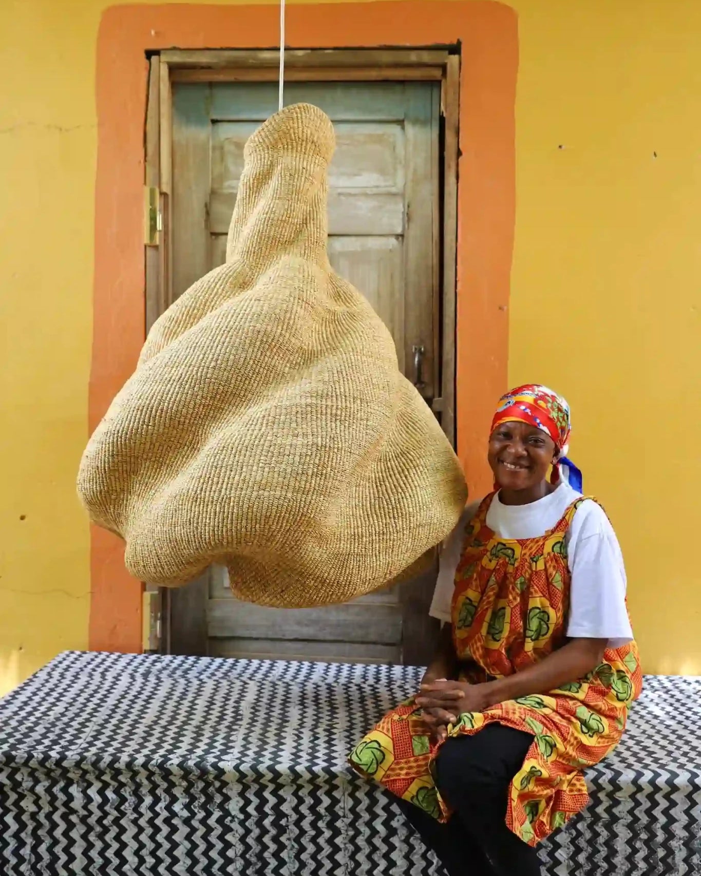 Orion Pendant Lampshade (Large) - The Baba Tree Basket Company