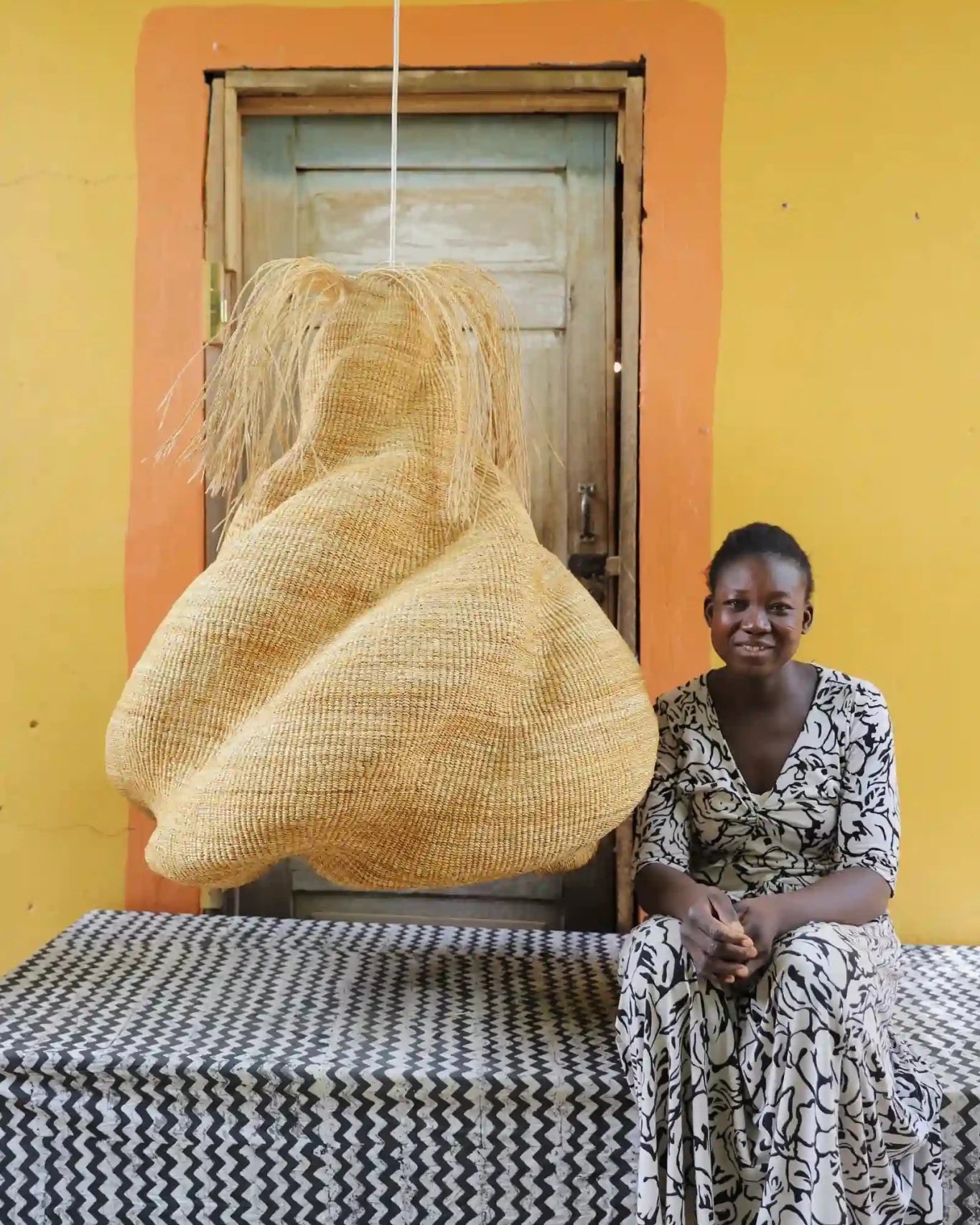 Helix Pendant Lampshade - The Baba Tree Basket Company