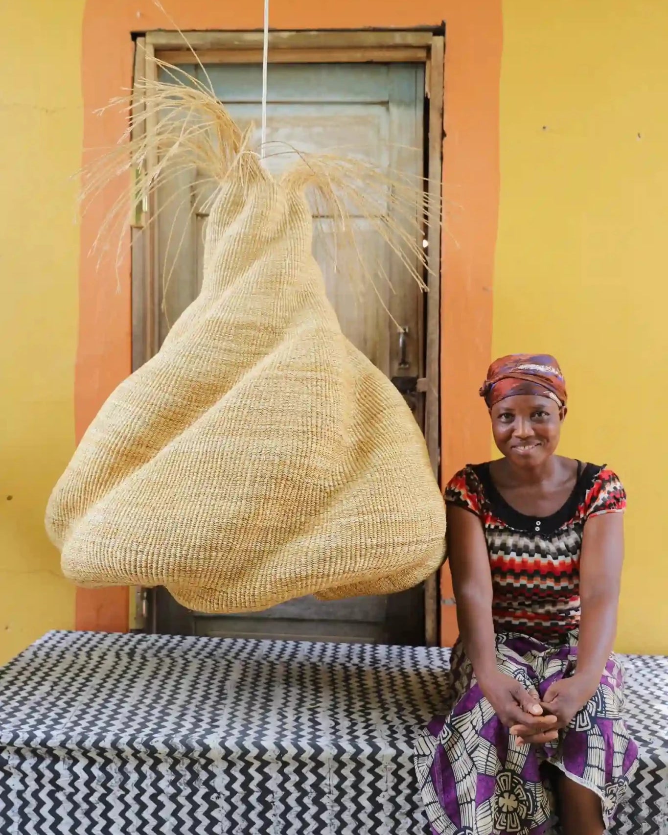 Helix Pendant Lampshade - The Baba Tree Basket Company