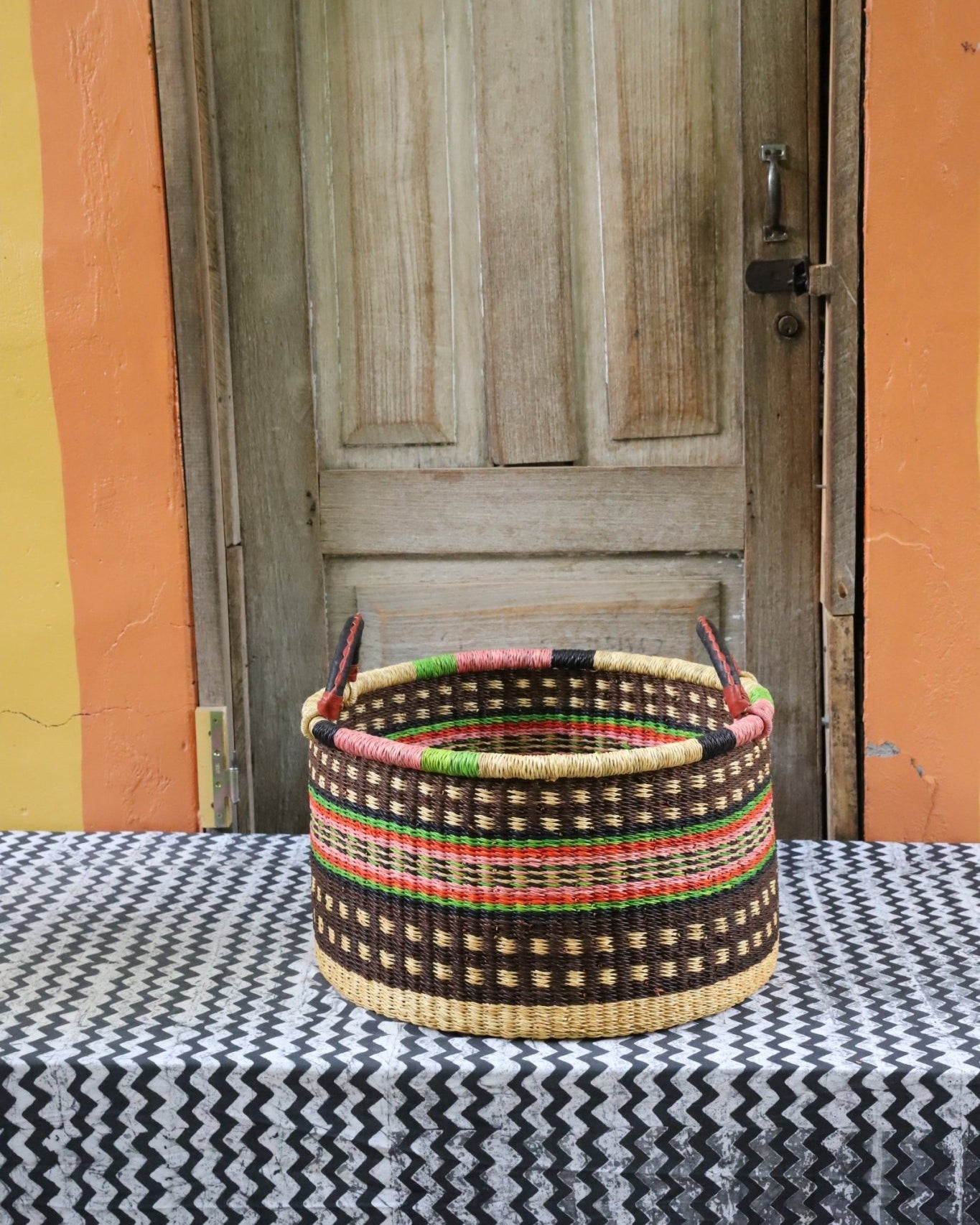 The Baba Tree | Medium Woven Tub | Decorative Storage Basket - The Baba Tree Basket Company