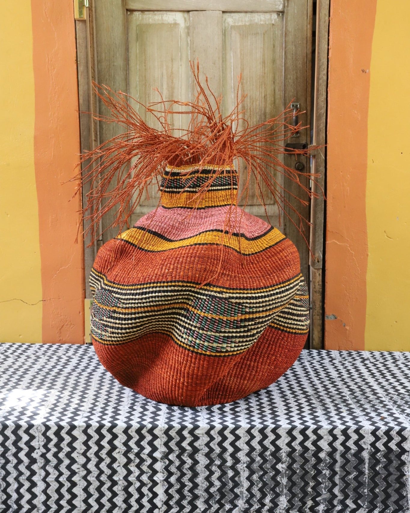 Tua - Tia (Baobab Tree) Art Basket (Medium) - The Baba Tree Basket Company