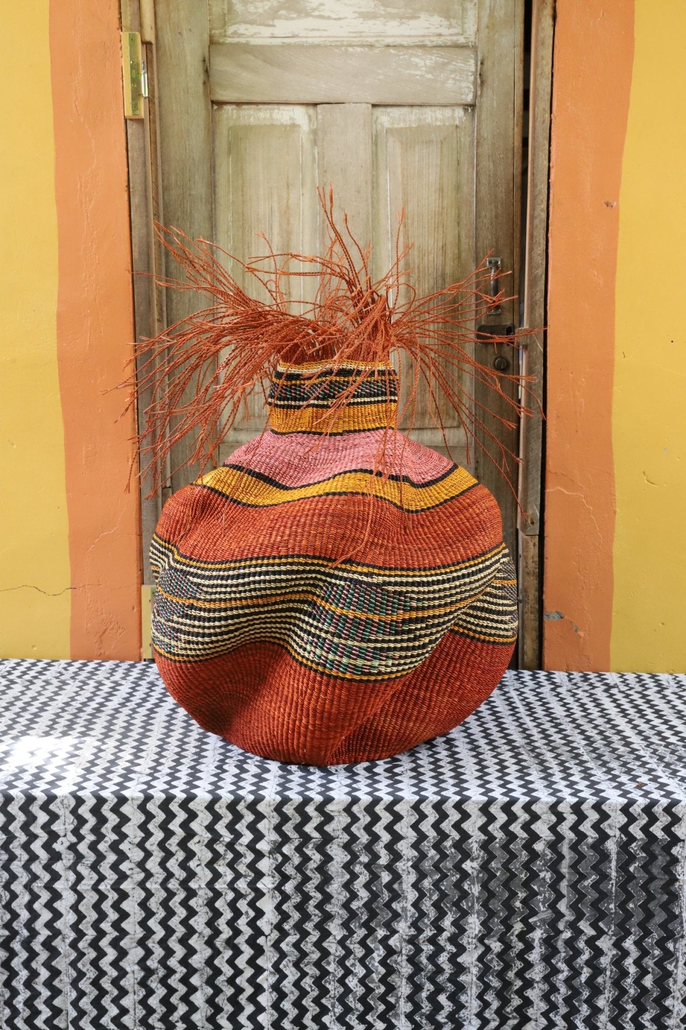 Tua - Tia (Baobab Tree) Art Basket (Medium) - The Baba Tree Basket Company