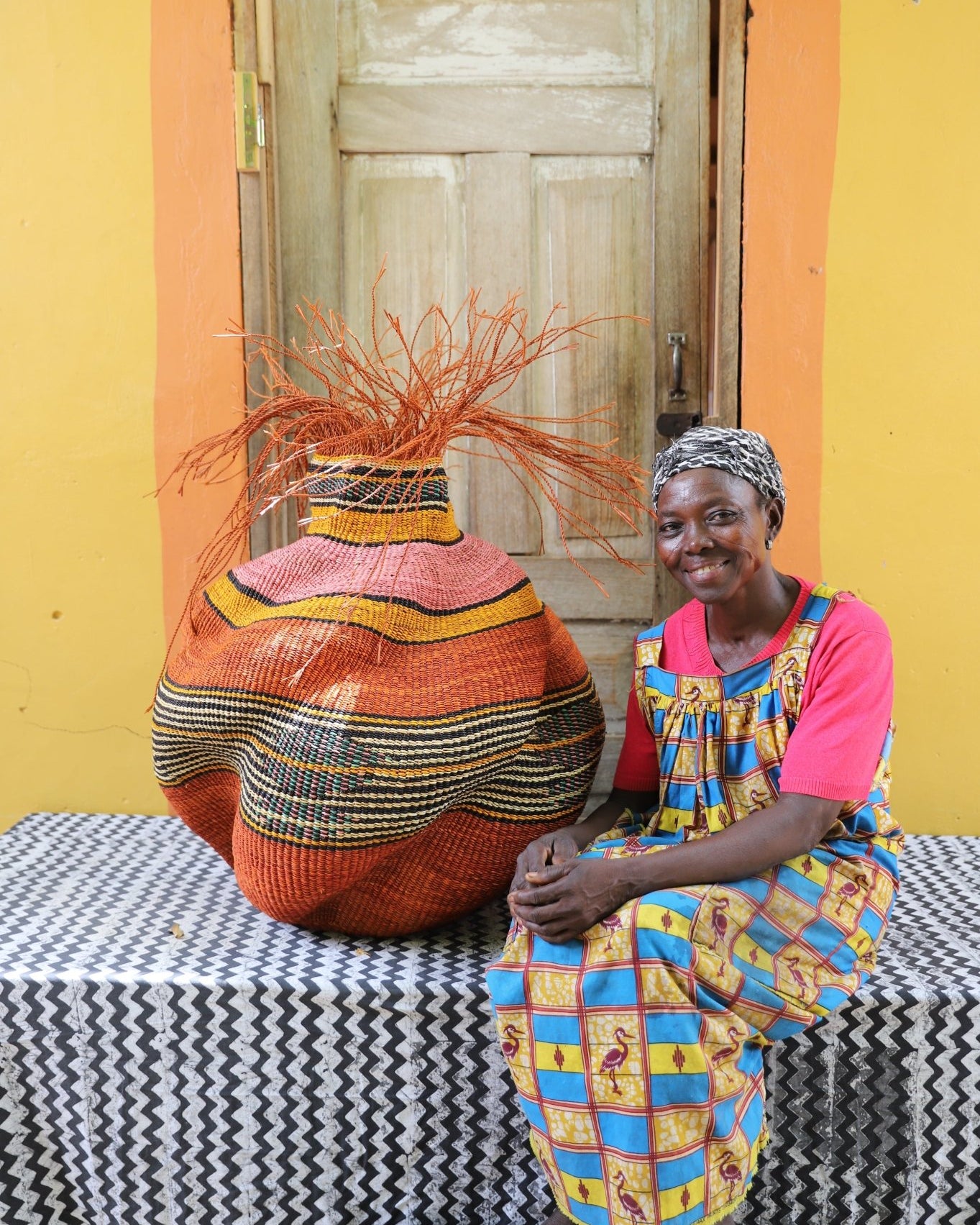 Tua - Tia (Baobab Tree) Art Basket (Medium) - The Baba Tree Basket Company