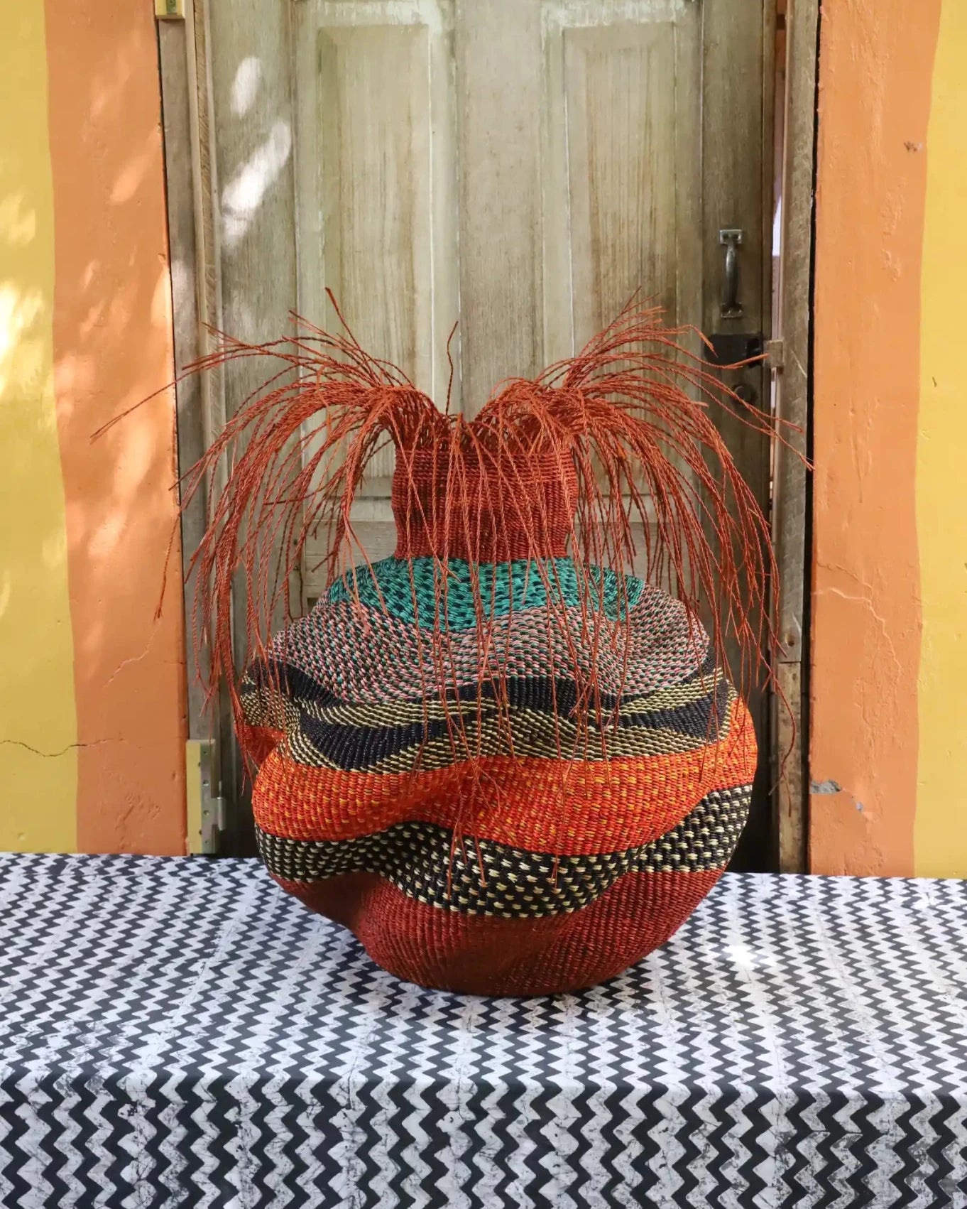 Tua - Tia (Baobab Tree) Art Basket (Medium) - The Baba Tree Basket Company