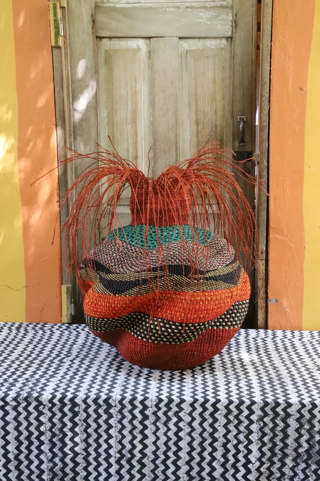 Tua - Tia (Baobab Tree) Art Basket (Medium) - The Baba Tree Basket Company