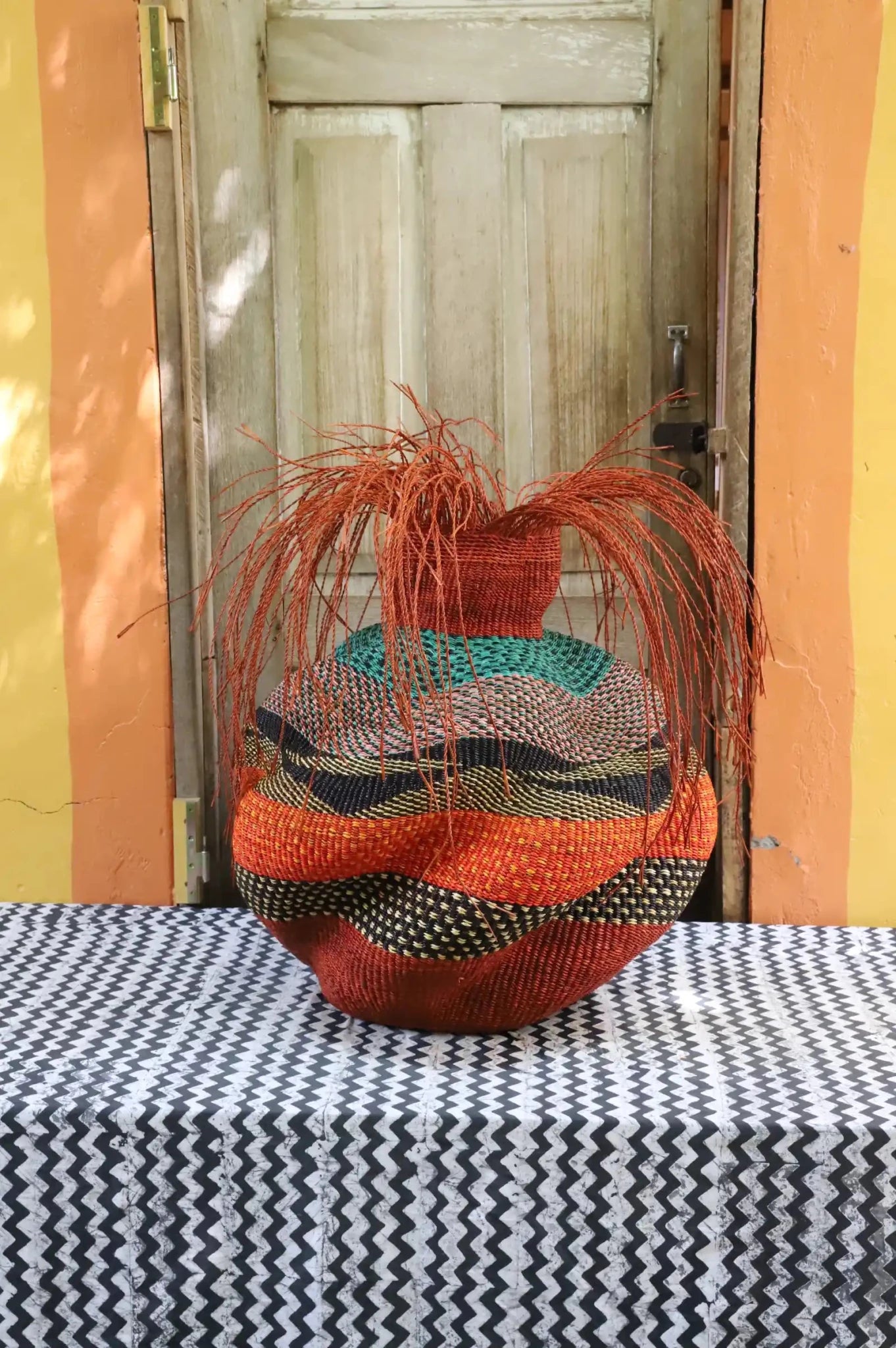 Tua - Tia (Baobab Tree) Art Basket (Medium) - The Baba Tree Basket Company