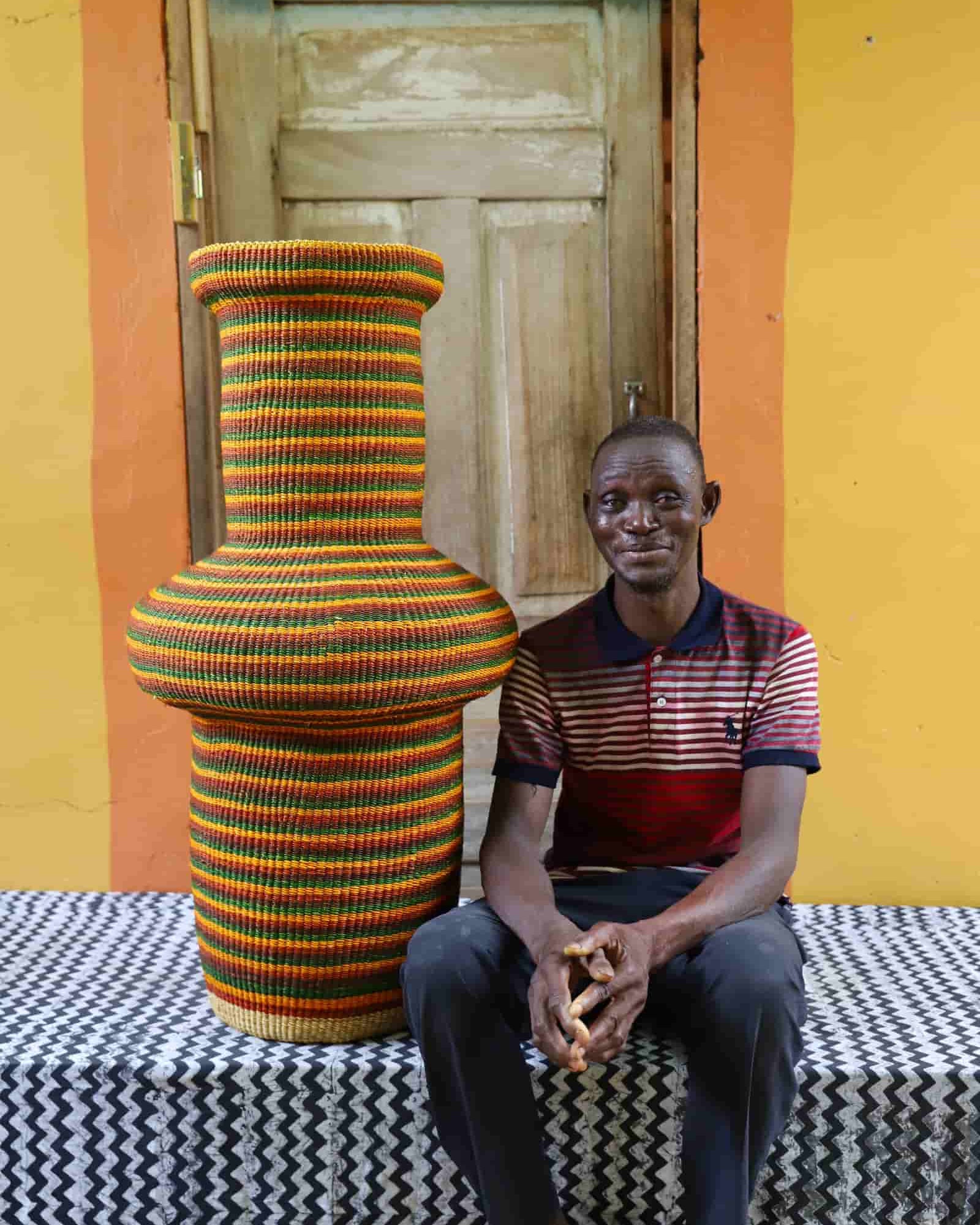 Tall Dugla Art Basket - The Baba Tree Basket Company