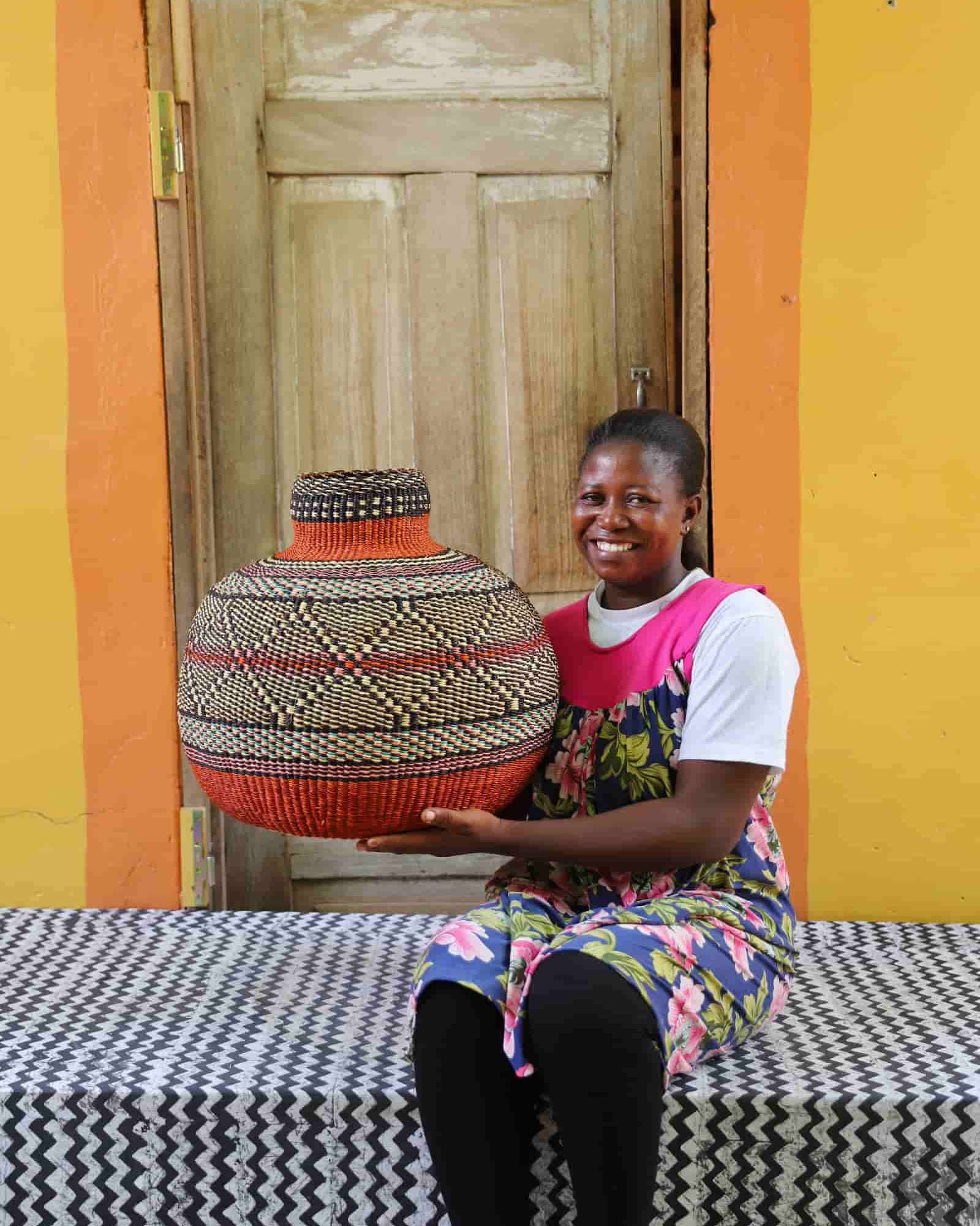 Nosere - yure Art Basket - The Baba Tree Basket Company