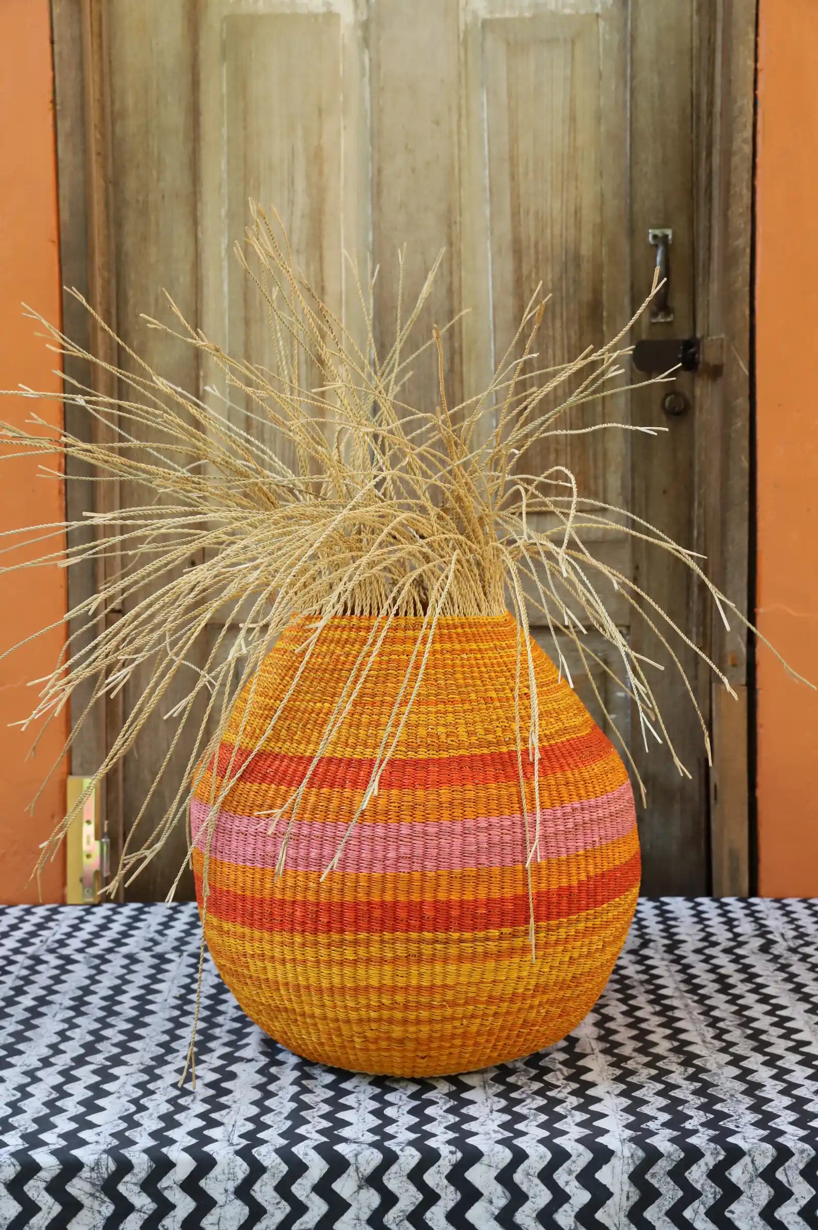 Kenkia  Art  Basket by Jennifer Akolgo