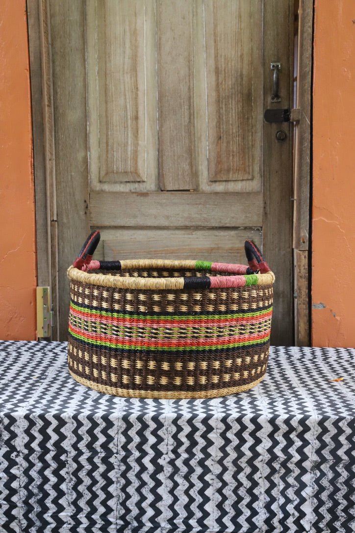 The Baba Tree | Medium Woven Tub | Decorative Storage Basket - The Baba Tree Basket Company